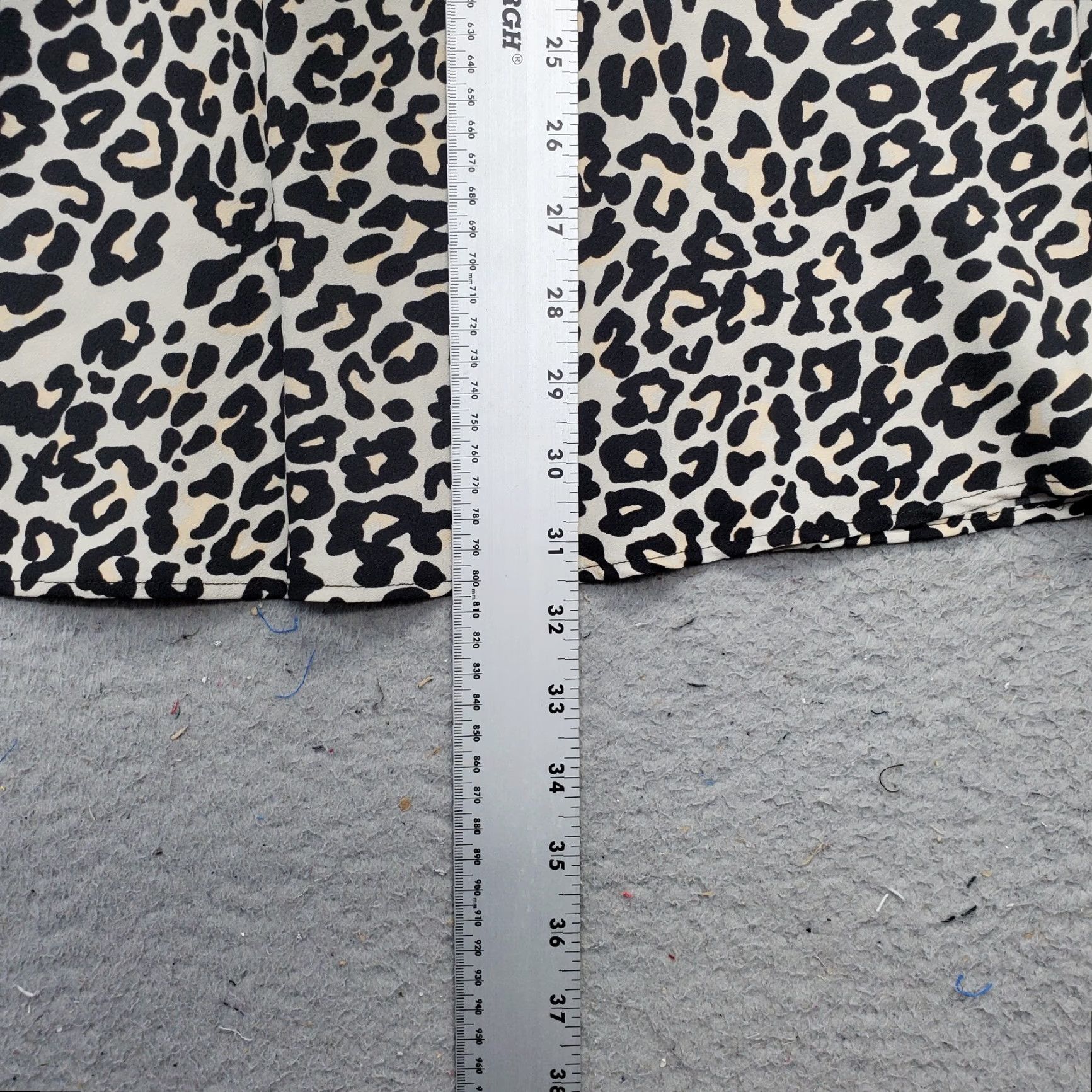 Loft LOFT Womens Size XS Multi Leopard Print A-Line Long Skirt Elastic Waist Pull On Shirt? Size 26" / US 2 / IT 38 - 3 Thumbnail