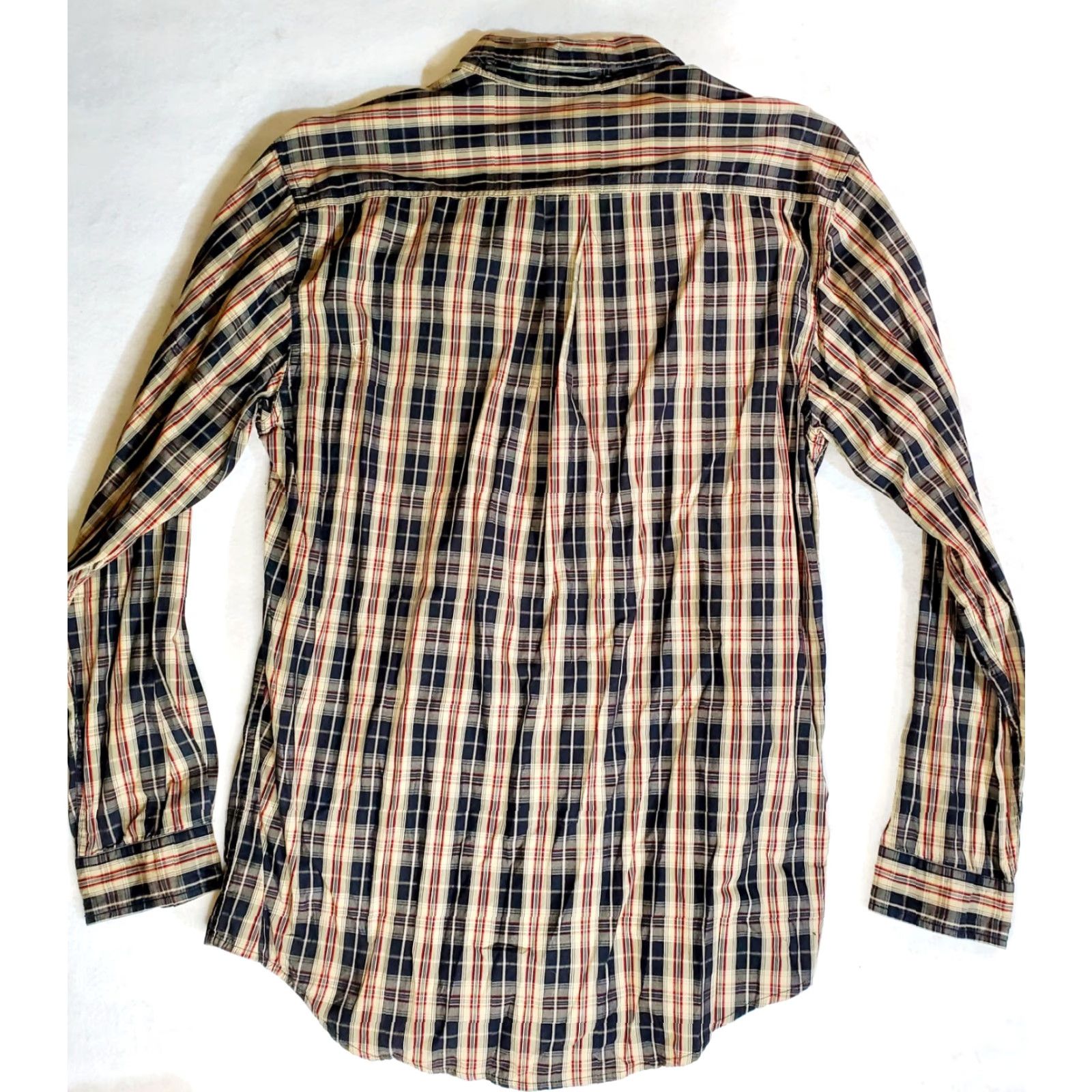 Carhartt Carhartt Plaid Long Sleeve Button Up Shirt Mens L Tan Black Relaxed Fit Workwear Size US L / EU 52-54 / 3 - 6 Thumbnail