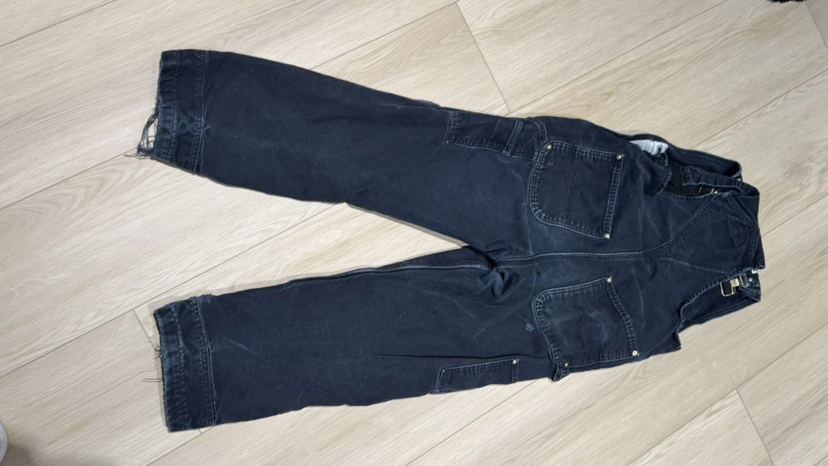 Carhartt Carharrt double knee carpenter overalls pants distressed Size US 32 / EU 48 - 19 Thumbnail