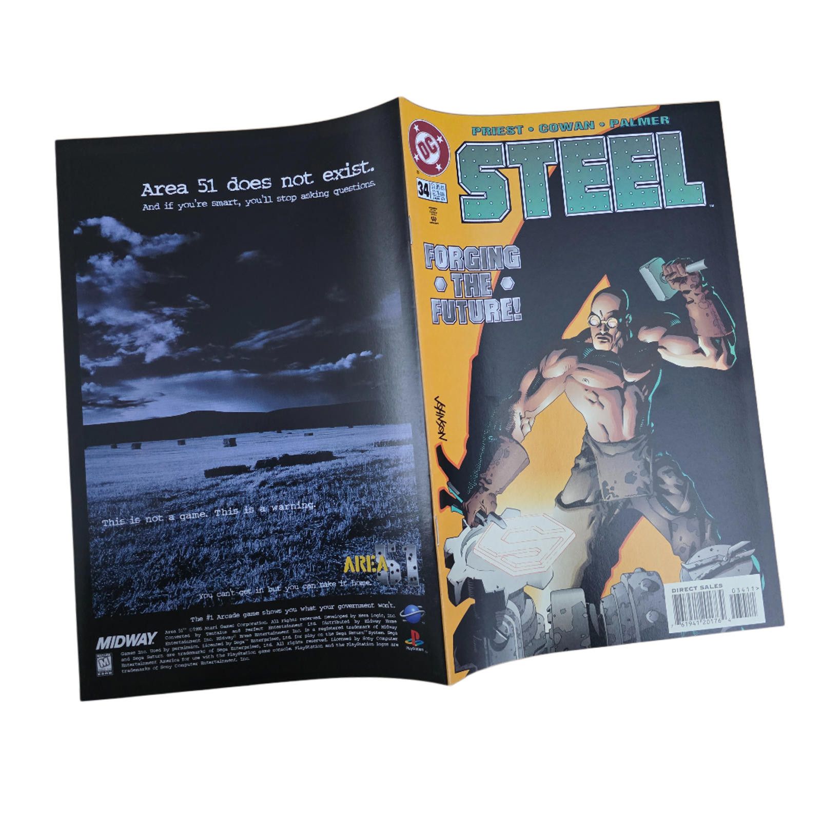 DC Comics Steel #34 1997 John Henry Irons DC Comics Comic (C) Size ONE SIZE - 3 Thumbnail