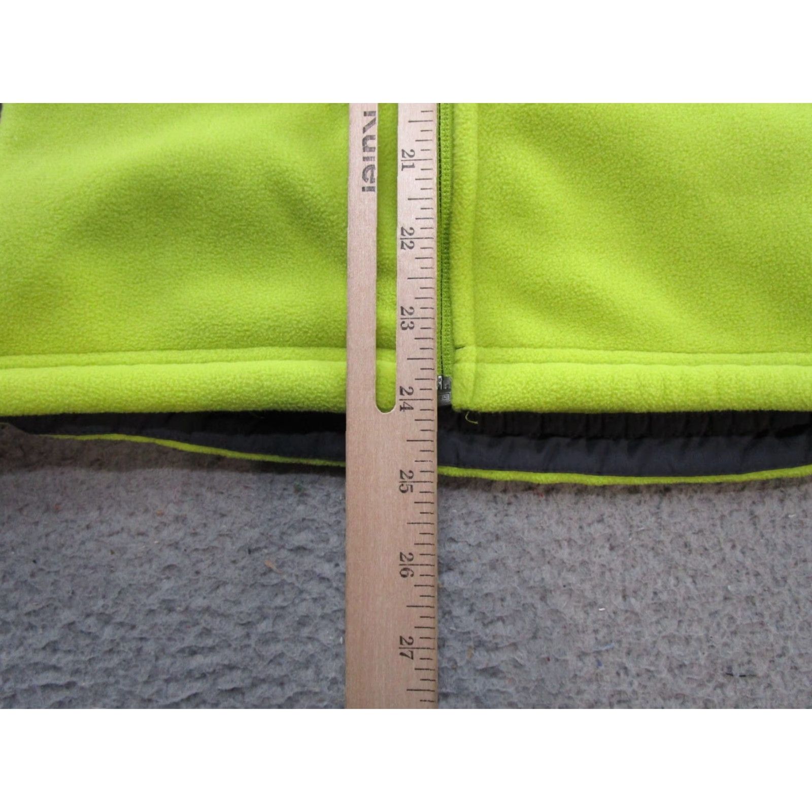 Vintage LL Bean Womens Vest Zip Up Fleece Size XL Outdoors Green Pockets - (NH) Size XL / US 12-14 / IT 48-50 - 7 Thumbnail
