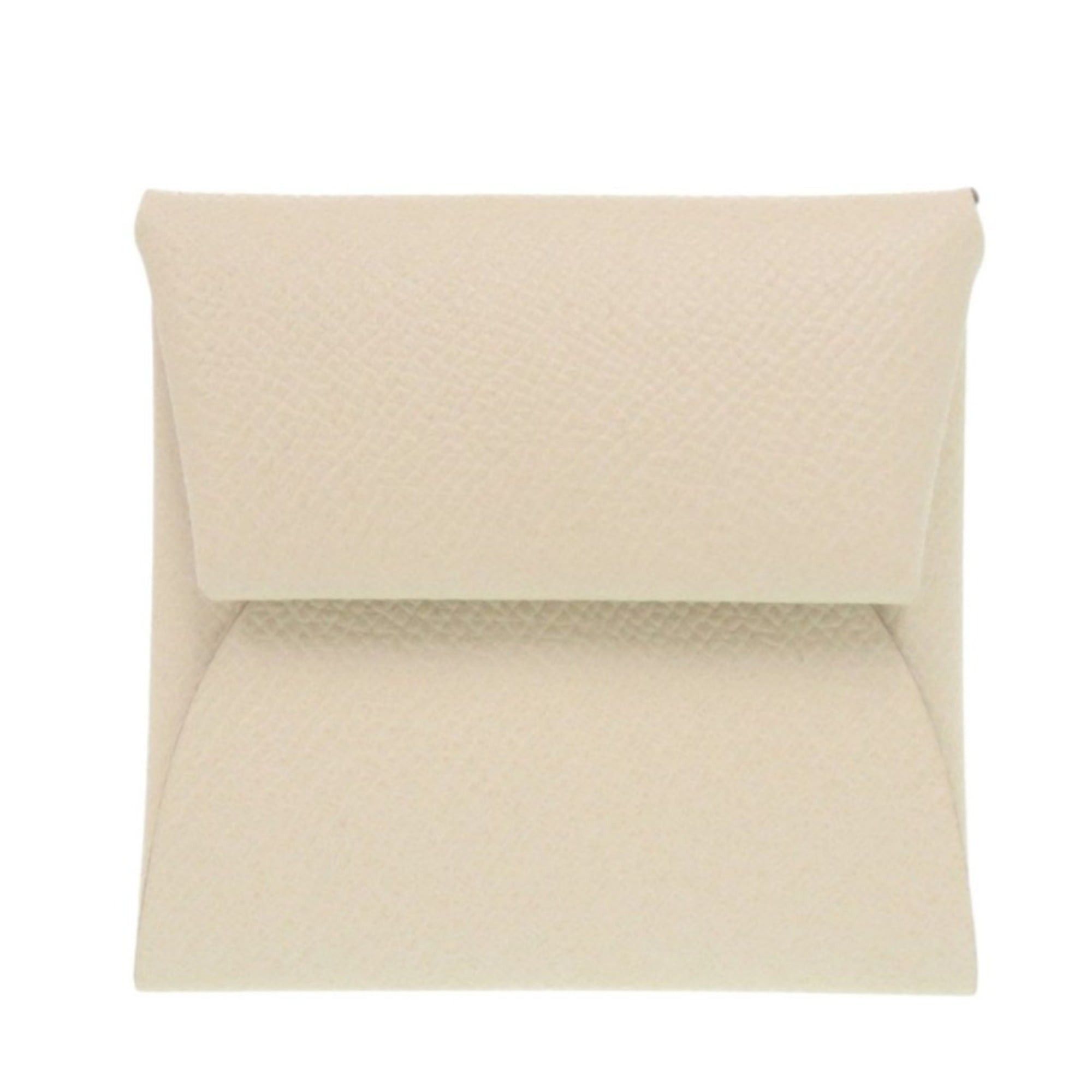 Hermes Excellent condition Hermès Bastia Epsom leather wallet with a 