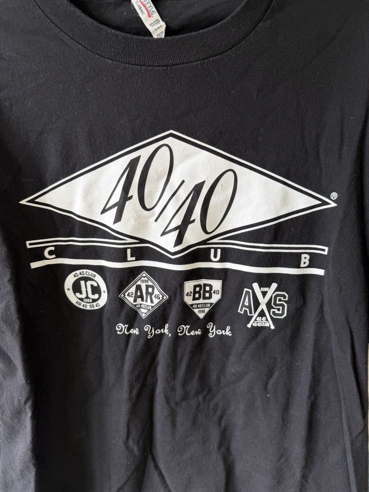 Vintage Vintage 40/40 Club NYC Jay Z Shirt Rocafella Size US XL / EU 56 / 4 - 2 Thumbnail
