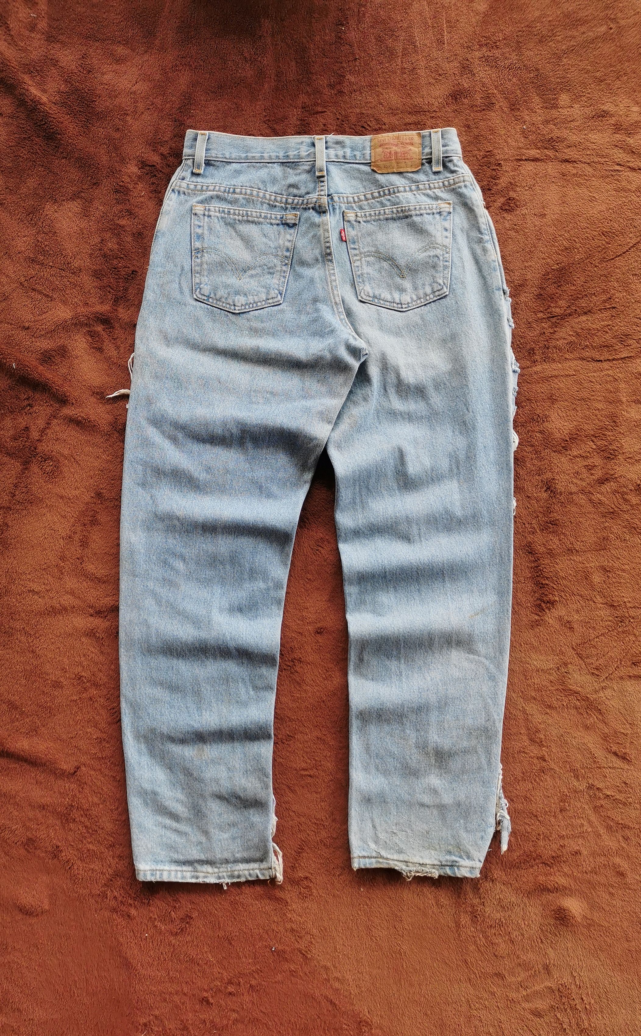 Acne Studios thrashed ripped levis style acne studios Size US 31 - 10 Thumbnail
