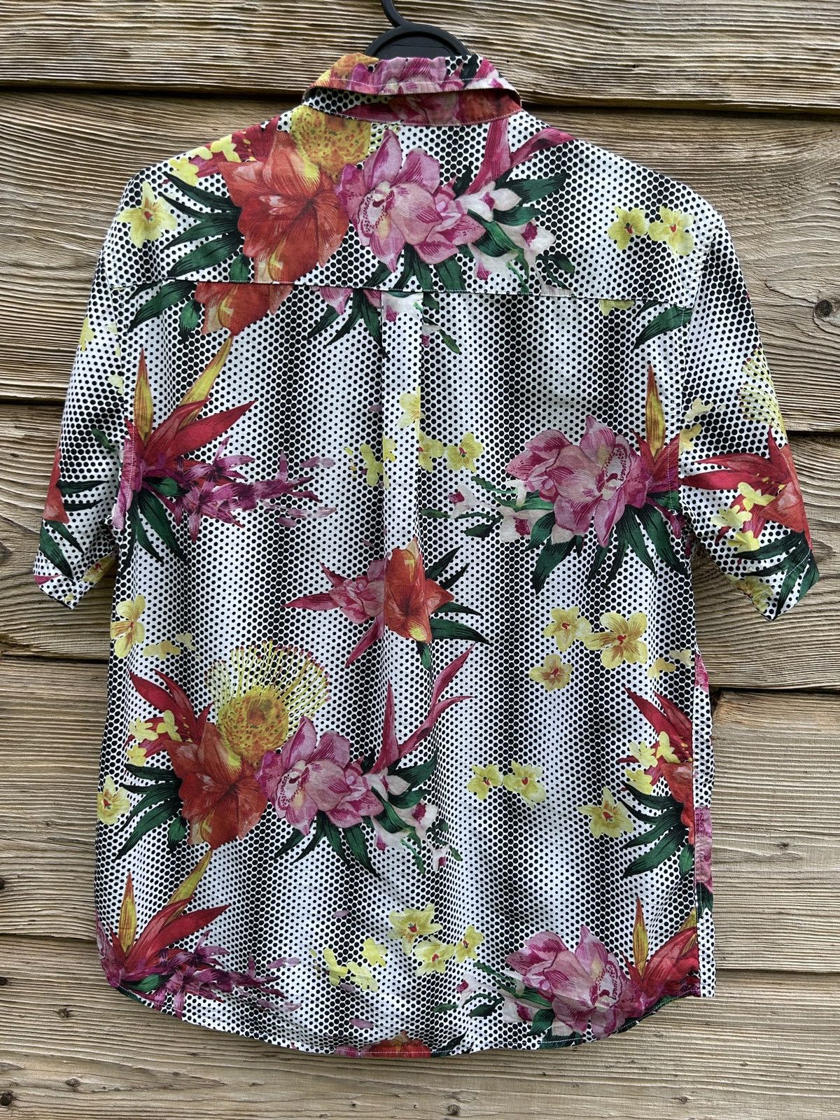 Stussy Stussy Psychedelic Dot Floral Button Up Short Sleeve Shirt Size US M / EU 48-50 / 2 - 6 Thumbnail