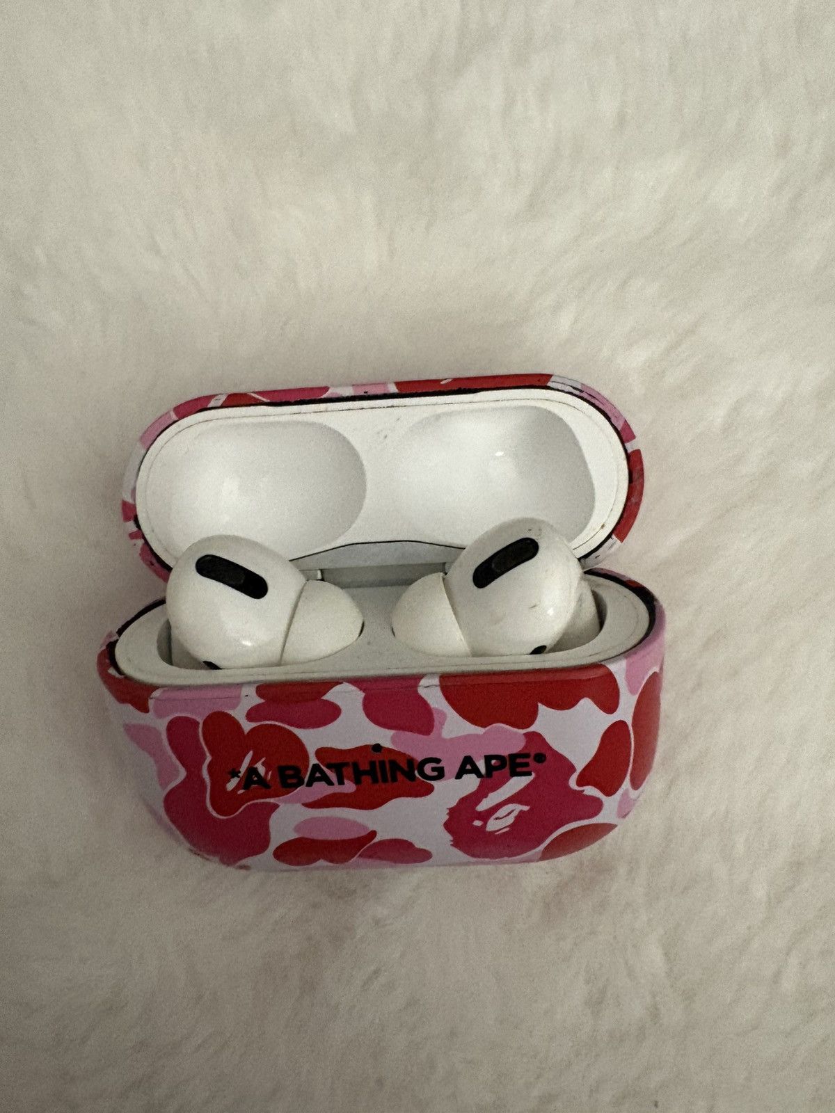 Bape BAPE ABC Camo Airpods Case Pink Size ONE SIZE - 6 Thumbnail
