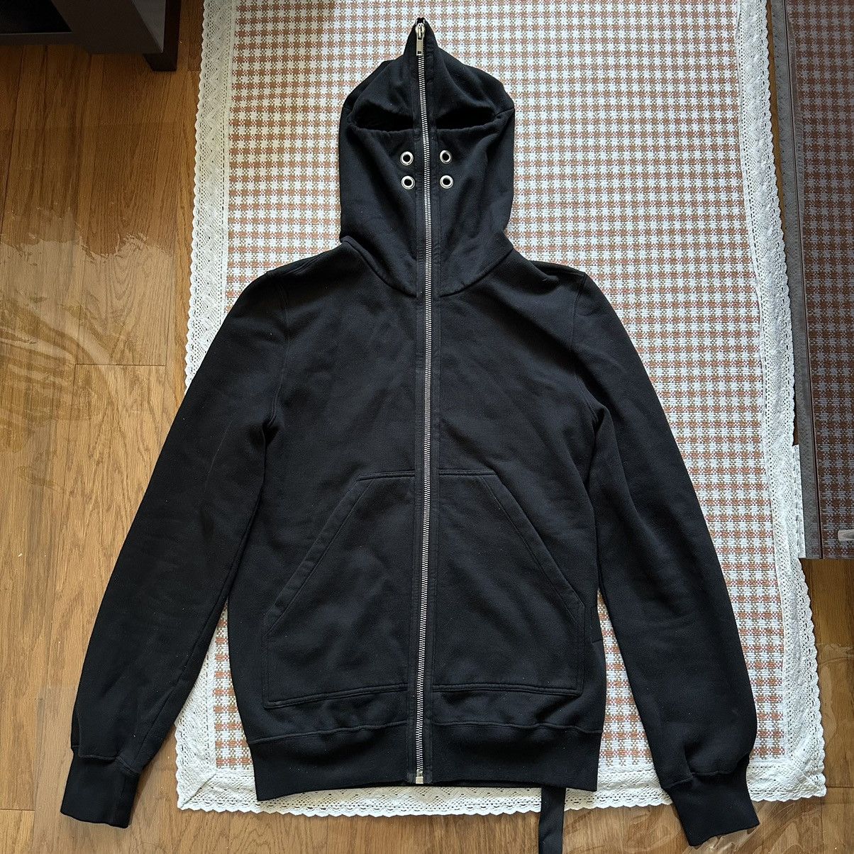 RICK OWENS DRKSHDW ギンプストラップフーディ DOSHABURI通販｜RICK OWENS DRKSHDW DRAGGING GIMP HOODIE BLACK