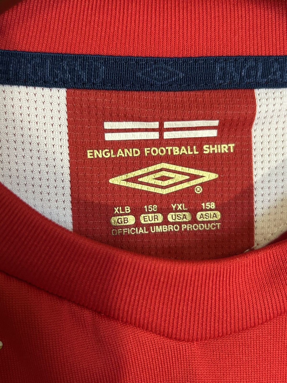 Umbro Gerrard England Jersey Away 2006/2008 Umbro Size XLB 158 Size US XXS / EU 40 - 4 Thumbnail