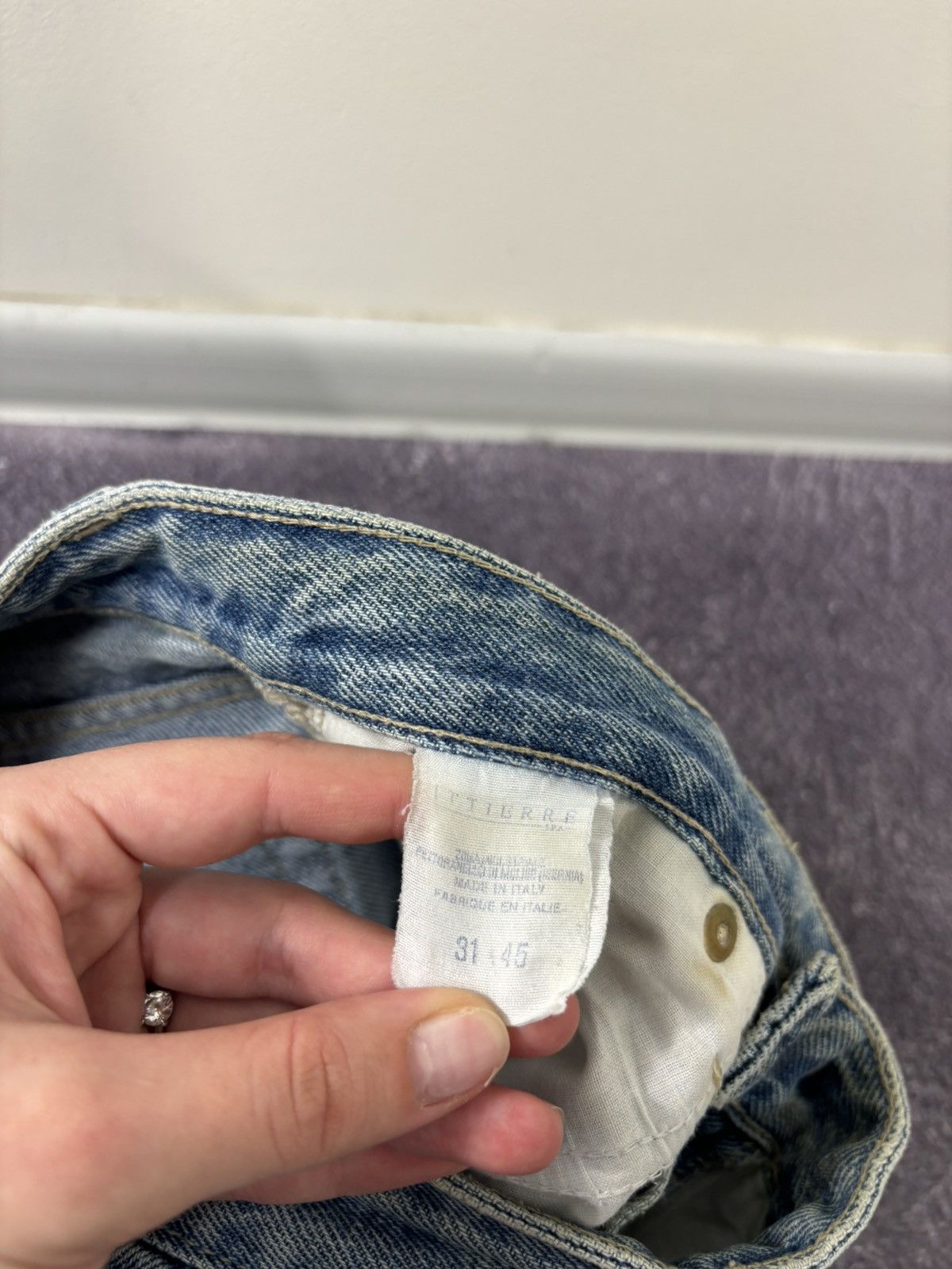 Trussardi Vintage Trussardi Women’s Straight Fit Italian Denim Jeans Size 31" - 20 Thumbnail