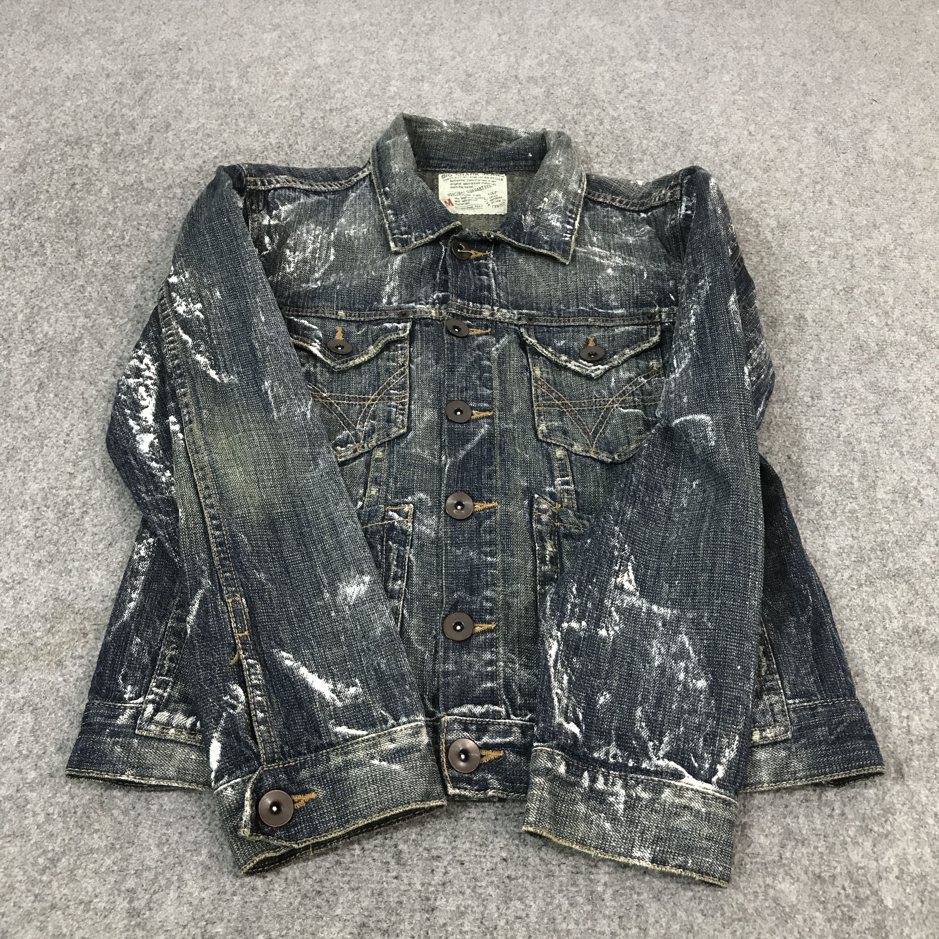 Japanese Brand GOTHIC PUNK BIG SHARK JEANS DENIM JACKET Size US M / EU 48-50 / 2 - 8 Thumbnail