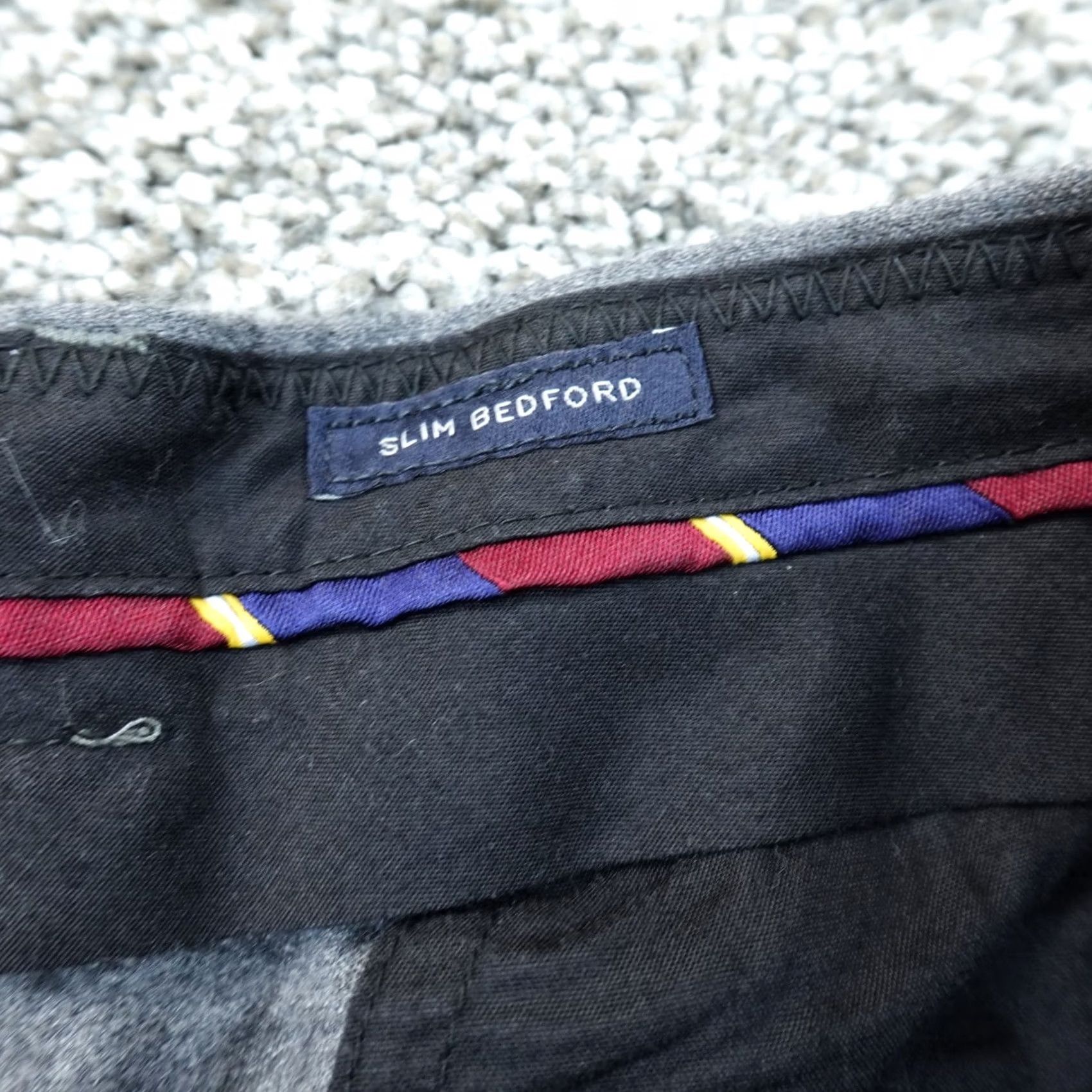 J.Crew J.CREW Pants Mens 32X32 Gray Wool Chino Trousers Slim Bedford Straight Preppy Size US 32 / EU 48 - 7 Thumbnail