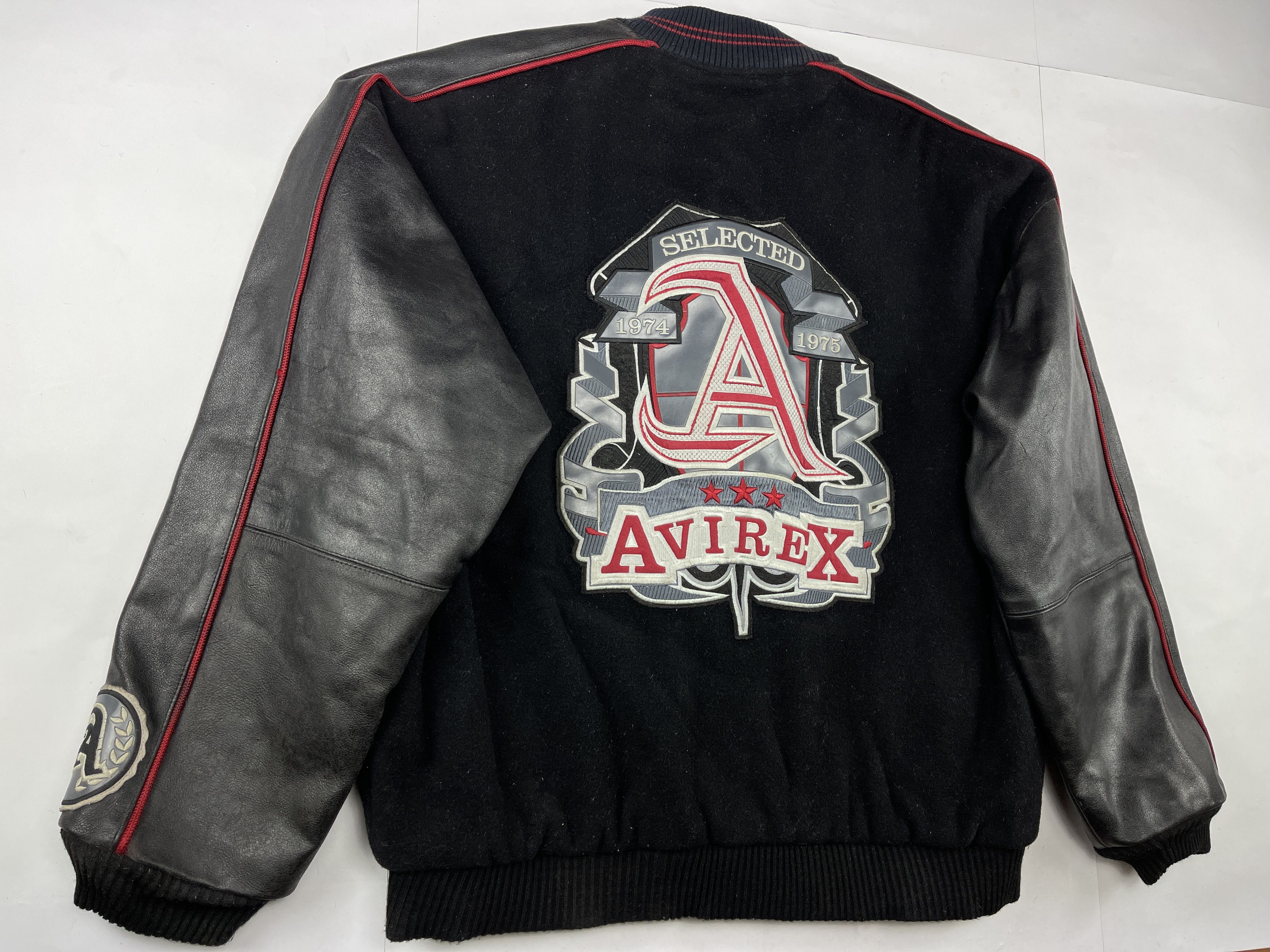 Avirex AVIREX jacket, wool vintage 90s hip hop 1990s hip hop XL Size US XL / EU 56 / 4 - 3 Thumbnail