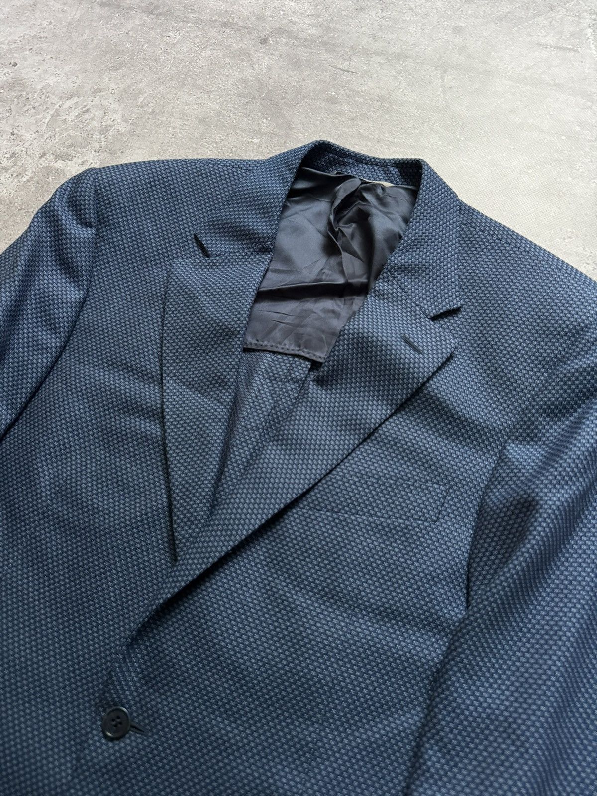 Canali Canali Two Buttons Wool/Silk Single Breasted Blazer Jacket Size 44L - 3 Thumbnail