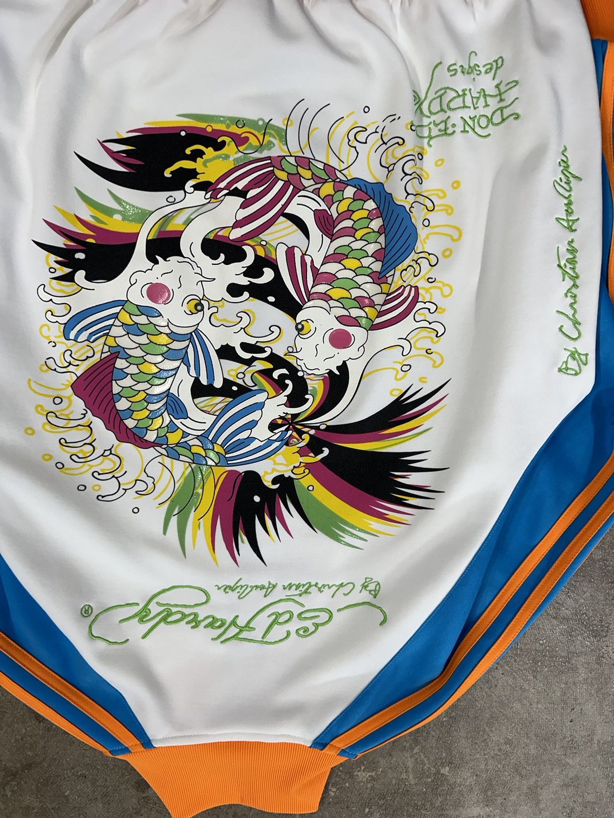 Ed Hardy Crazy Y2K Ed Hardy Christian Audigier Track Jacket Size US XL / EU 56 / 4 - 5 Thumbnail
