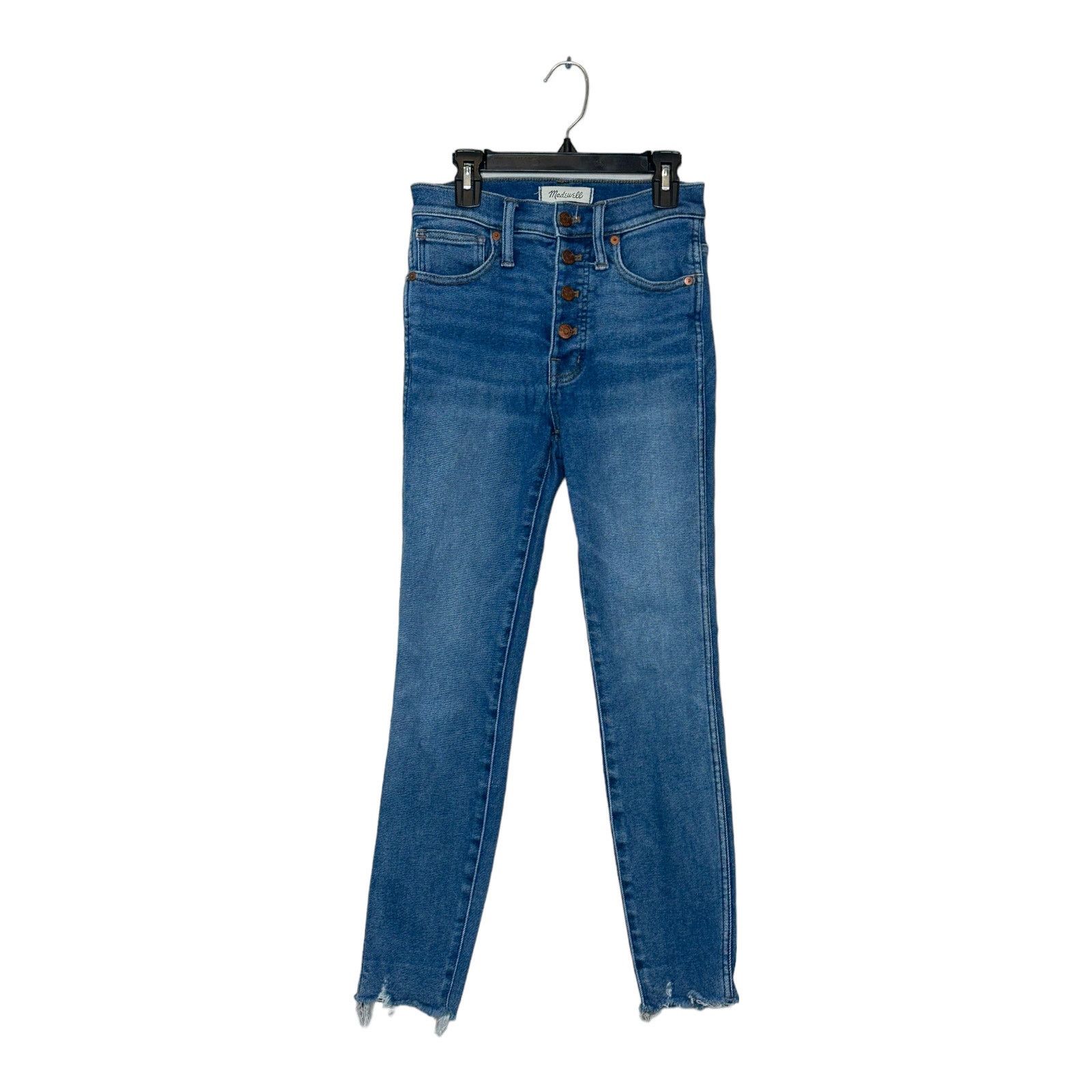 Madewell Madewell high rise buttoned distressed hems jeans size 26 Size 26" / US 2 / IT 38 - 9 Thumbnail