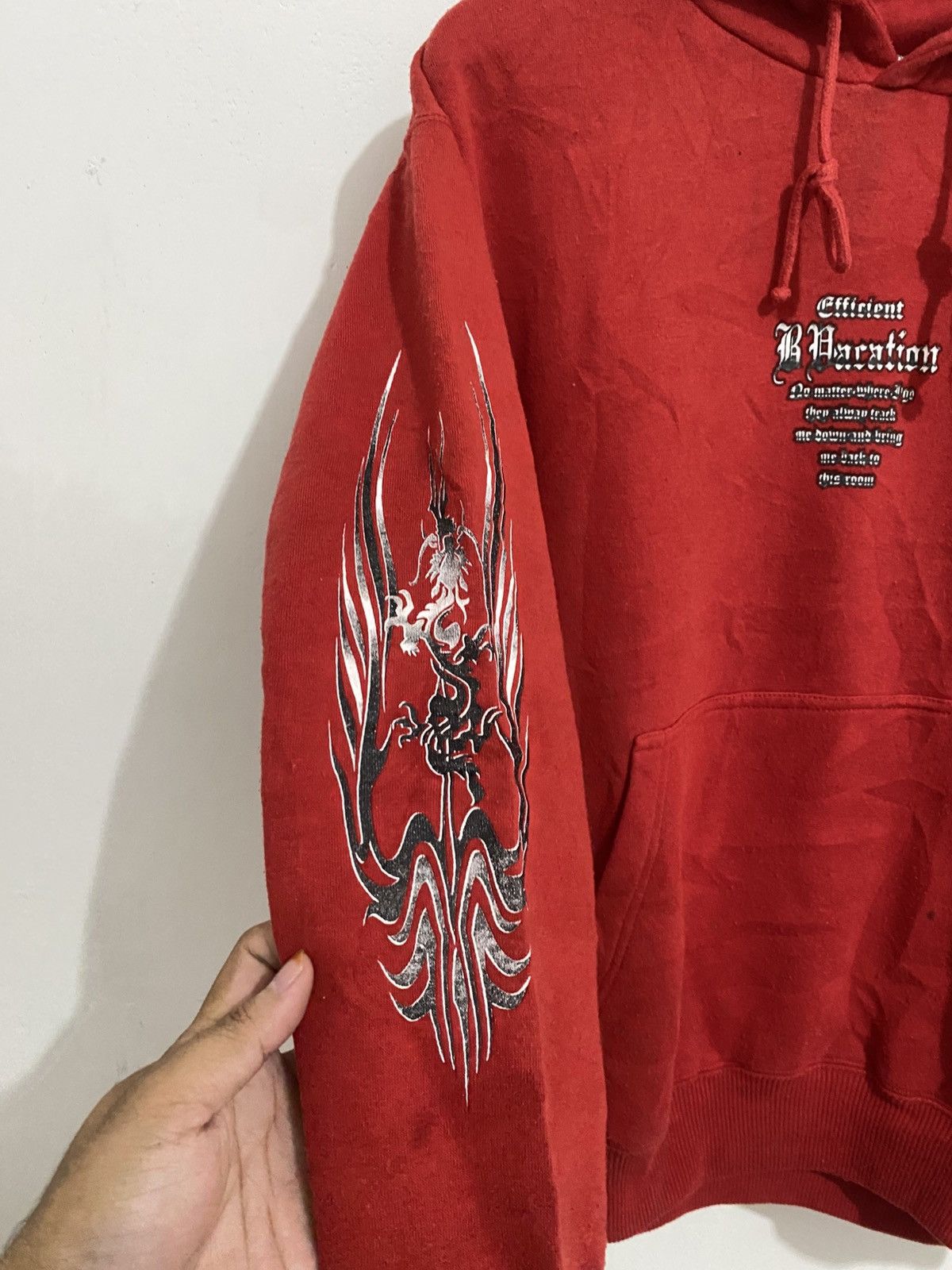 If Six Was Nine 💸BINDINGOFFER💸Japanese bluevacation dragon tribal hoodie Size US M / EU 48-50 / 2 - 2 Thumbnail
