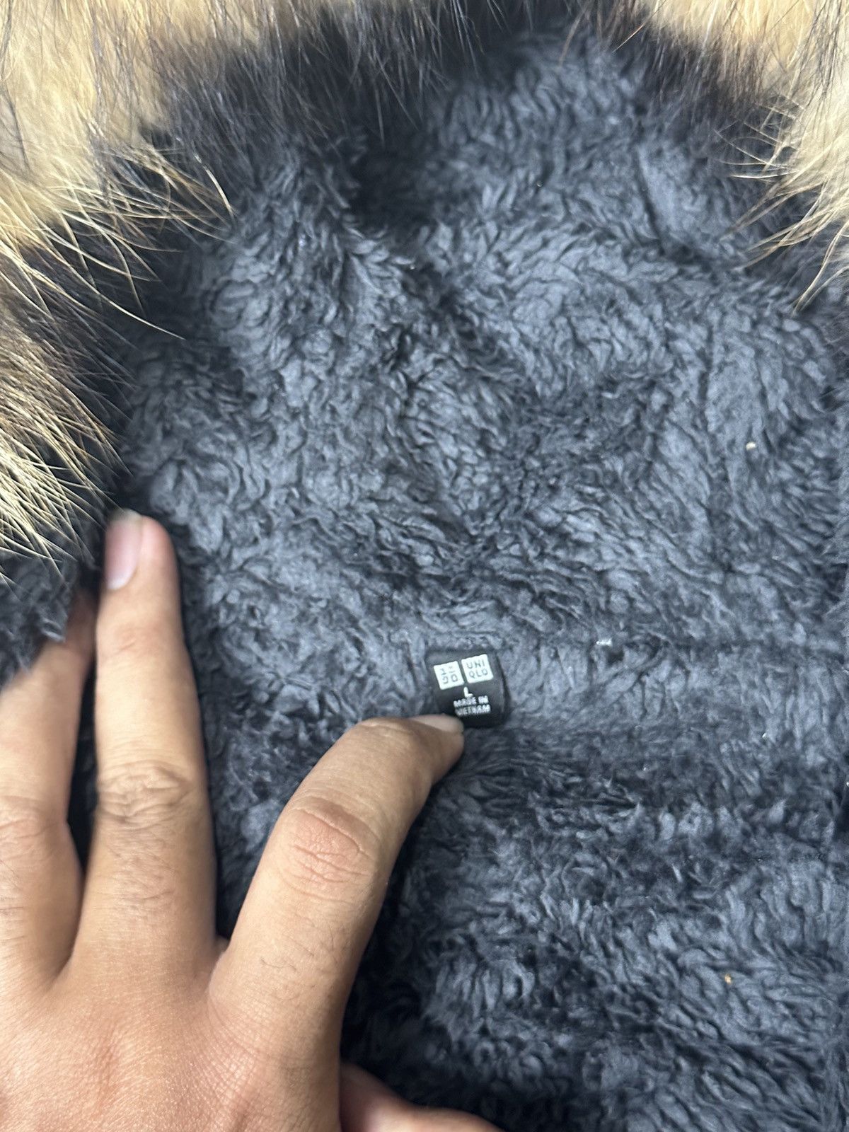 If Six Was Nine × Japanese Brand × Le Grande Bleu (L.G.B.) Fur zip hoodie black style uniqlo Size US L / EU 52-54 / 3 - 8 Thumbnail