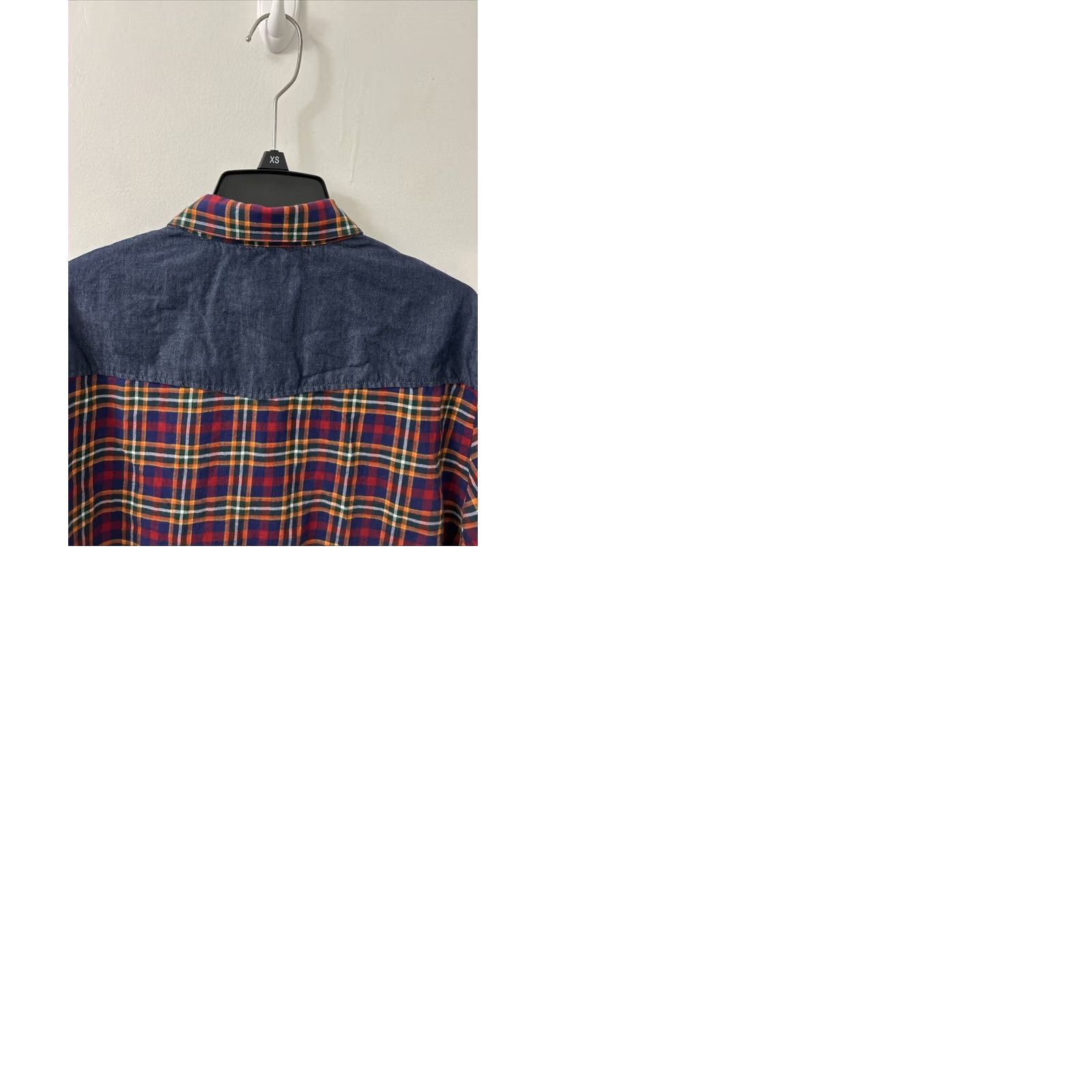 Orvis Orvis Shirt Womens L Multicolor Plaid Snap Button Down Elbow Shoulder Patch L/S Casual Travel Party/Cocktail Jacket Style Outdoor Size L / US 10 / IT 46 - 9 Thumbnail