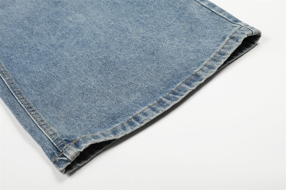 Jean Men's loose-fitting American retro washed jeans Size US 32 / EU 48 - 6 Thumbnail
