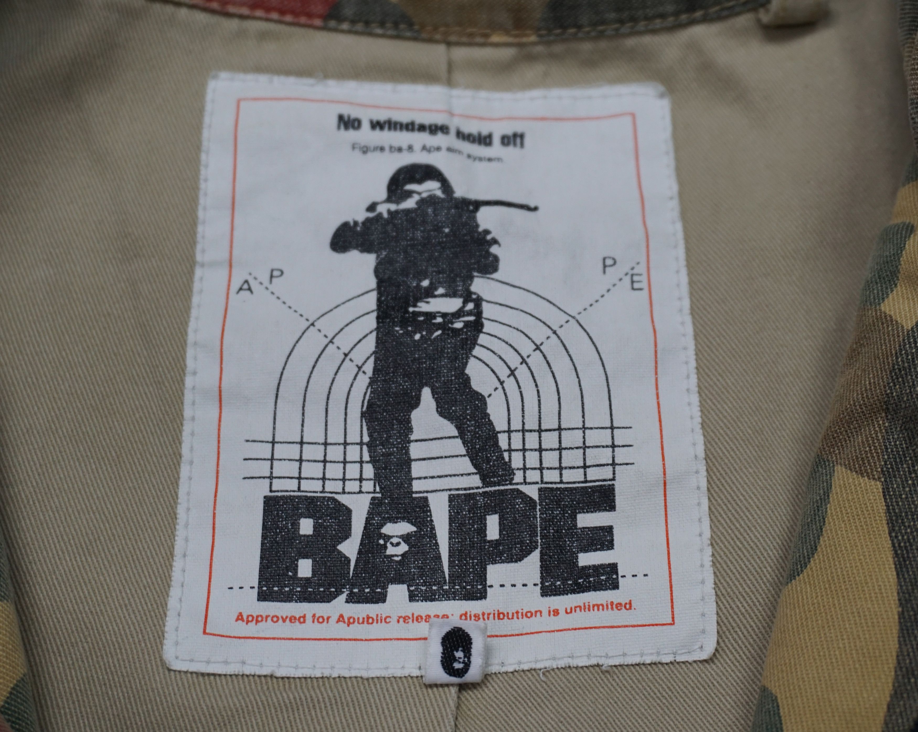 Bape × Wtaps 90's Wtaps x A Bathing Ape Bape M-65 Jacket Size US M / EU 48-50 / 2 - 10 Thumbnail