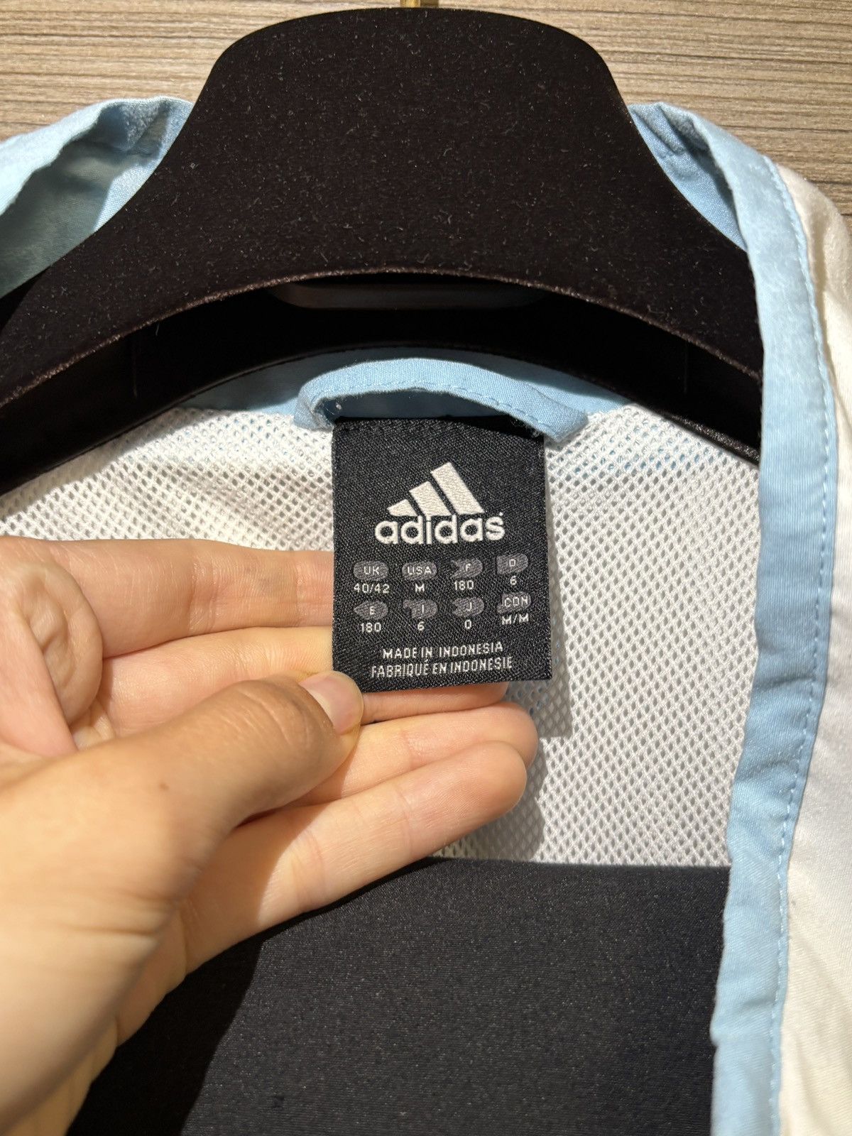Adidas Argentina 2006 Tracksuit Training Jacket AFA M World Cup New Size 42L - 5 Thumbnail
