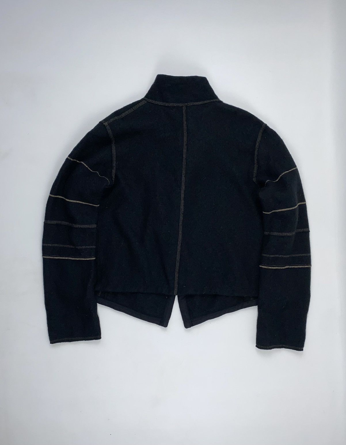 Marithe + Francois Girbaud 🚨 Marithe + Francois Girbaud Cravatatakiller wool jacket Size XL / US 12-14 / IT 48-50 - 9 Thumbnail