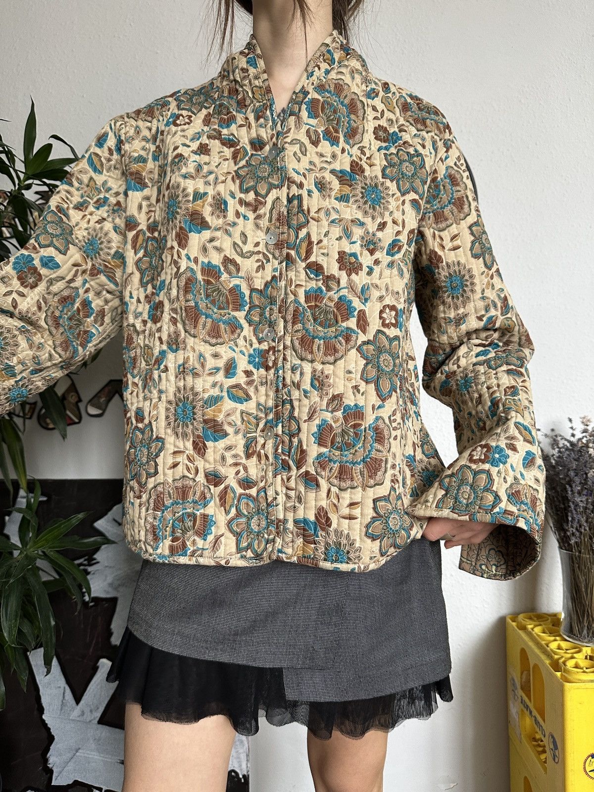 Japanese Brand × Seditionaries Reversible Quilted Asian Style 2 Side Floral Jacket Size ONE SIZE - 7 Thumbnail