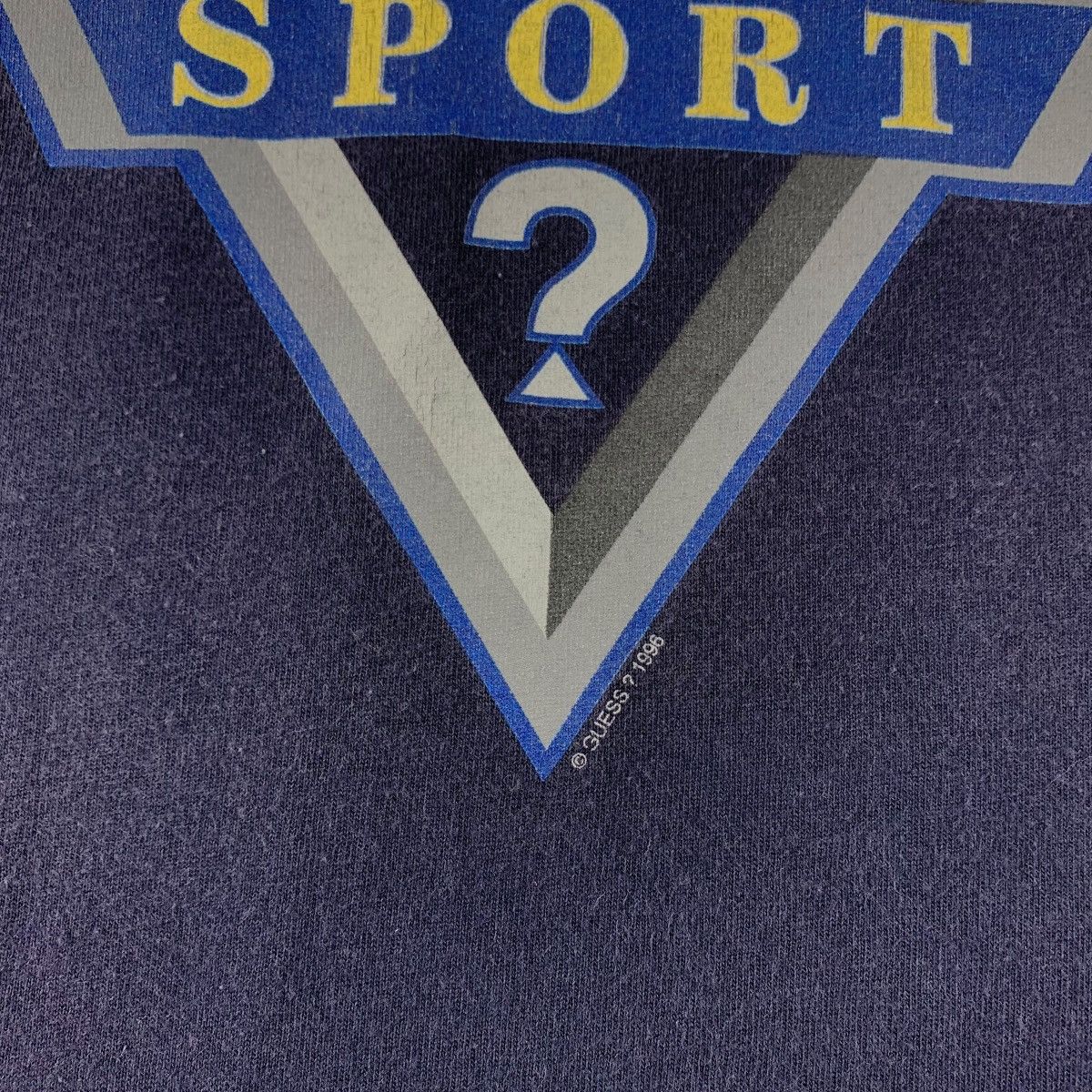 Guess × Vintage Vintage GUESS SPORT printed logo tee shirt Size US L / EU 52-54 / 3 - 9 Thumbnail