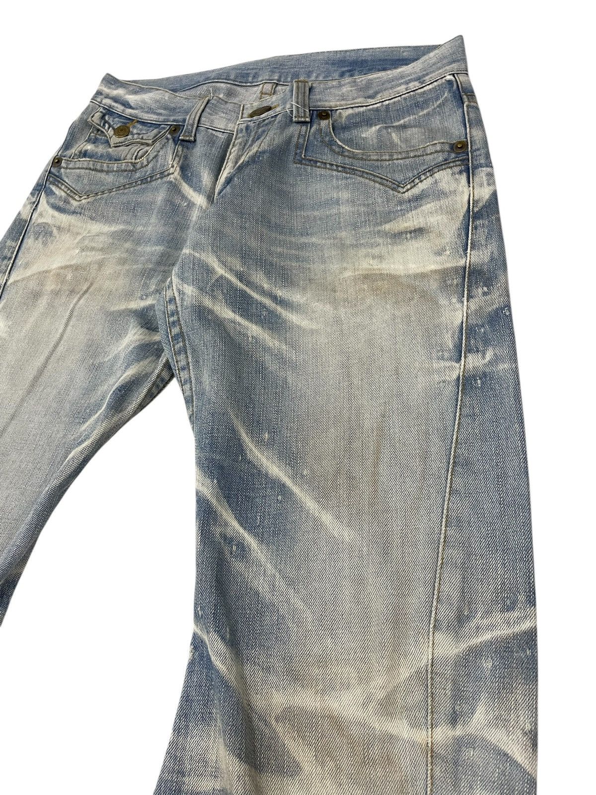 Hysteric Glamour RattleTrap Japan Flare Clawkmarks Jeans Mudwash Size US 31 - 5 Thumbnail