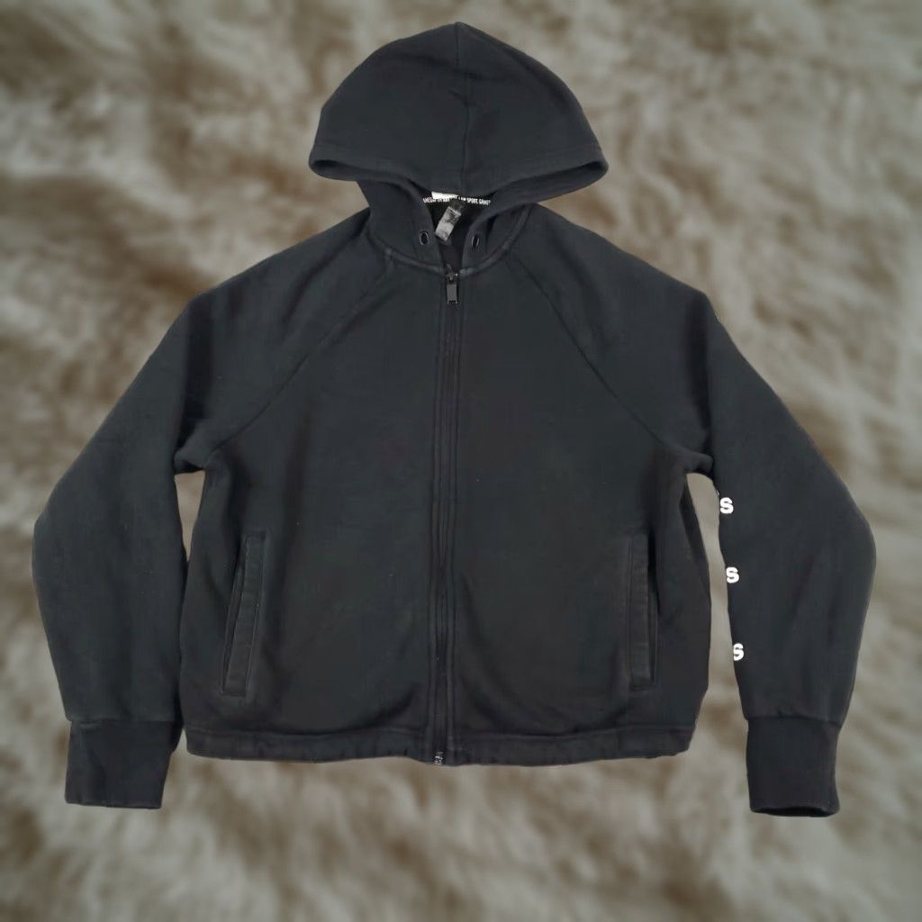 Adidas Adidas Womens Sweatshirt Hoodie Full Zip Up Black XS Ladies Size XS / US 0-2 / IT 36-38 - 1 Thumbnail