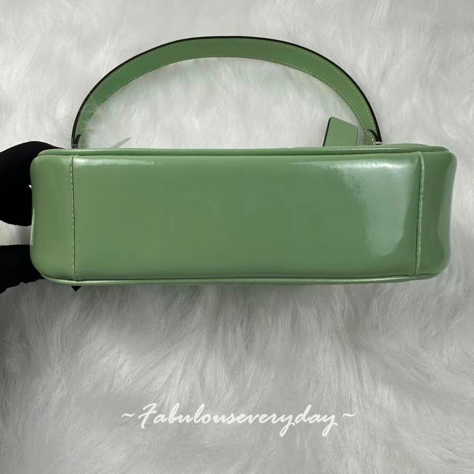 Coach Coach Teri Mini Crossbody Sig Leather Heart Charm Pale Green Size ONE SIZE - 7 Thumbnail