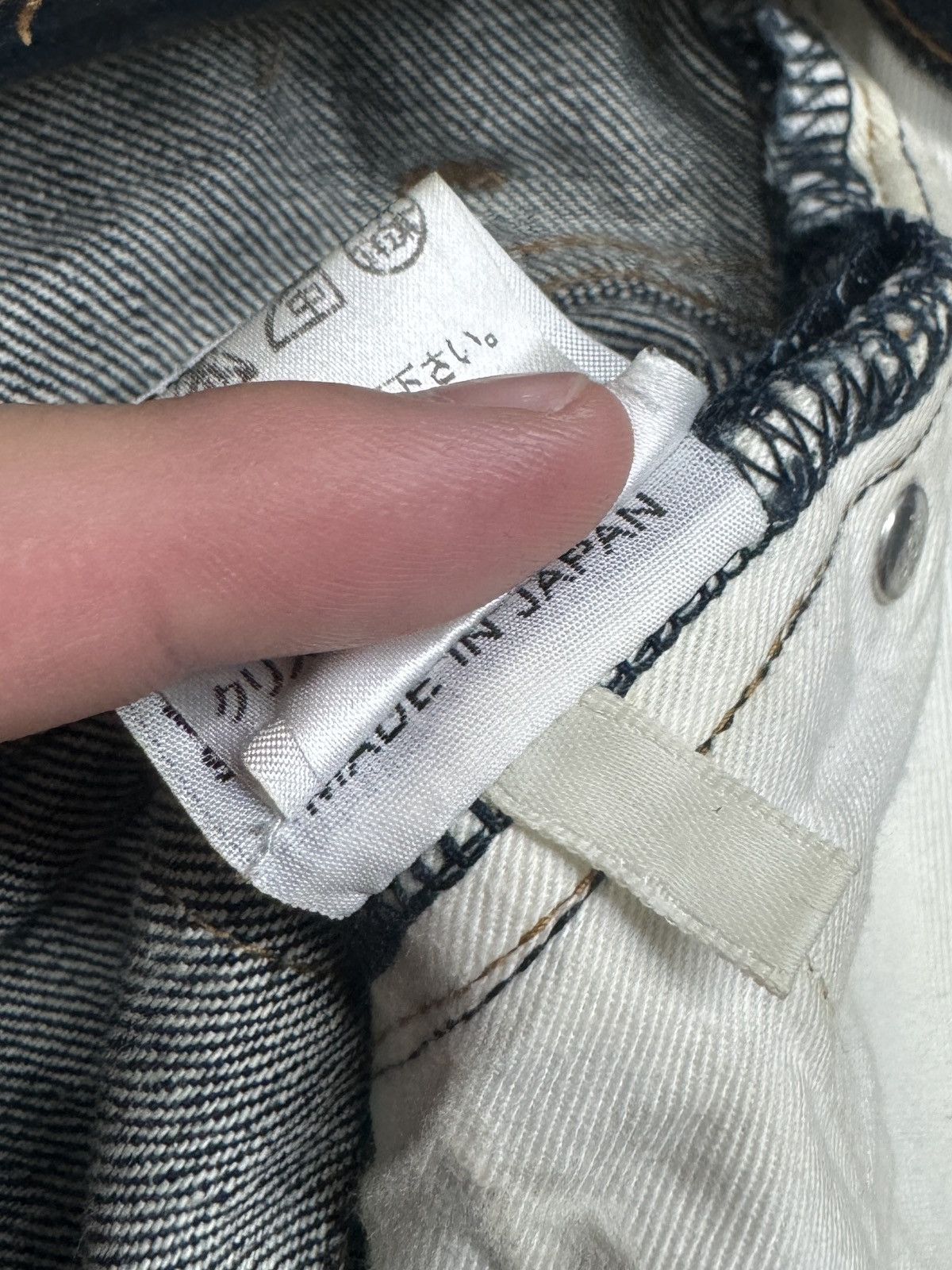Hedi Slimane Dior Homme Raw Denim Jeans Size US 30 / EU 46 - 10 Thumbnail