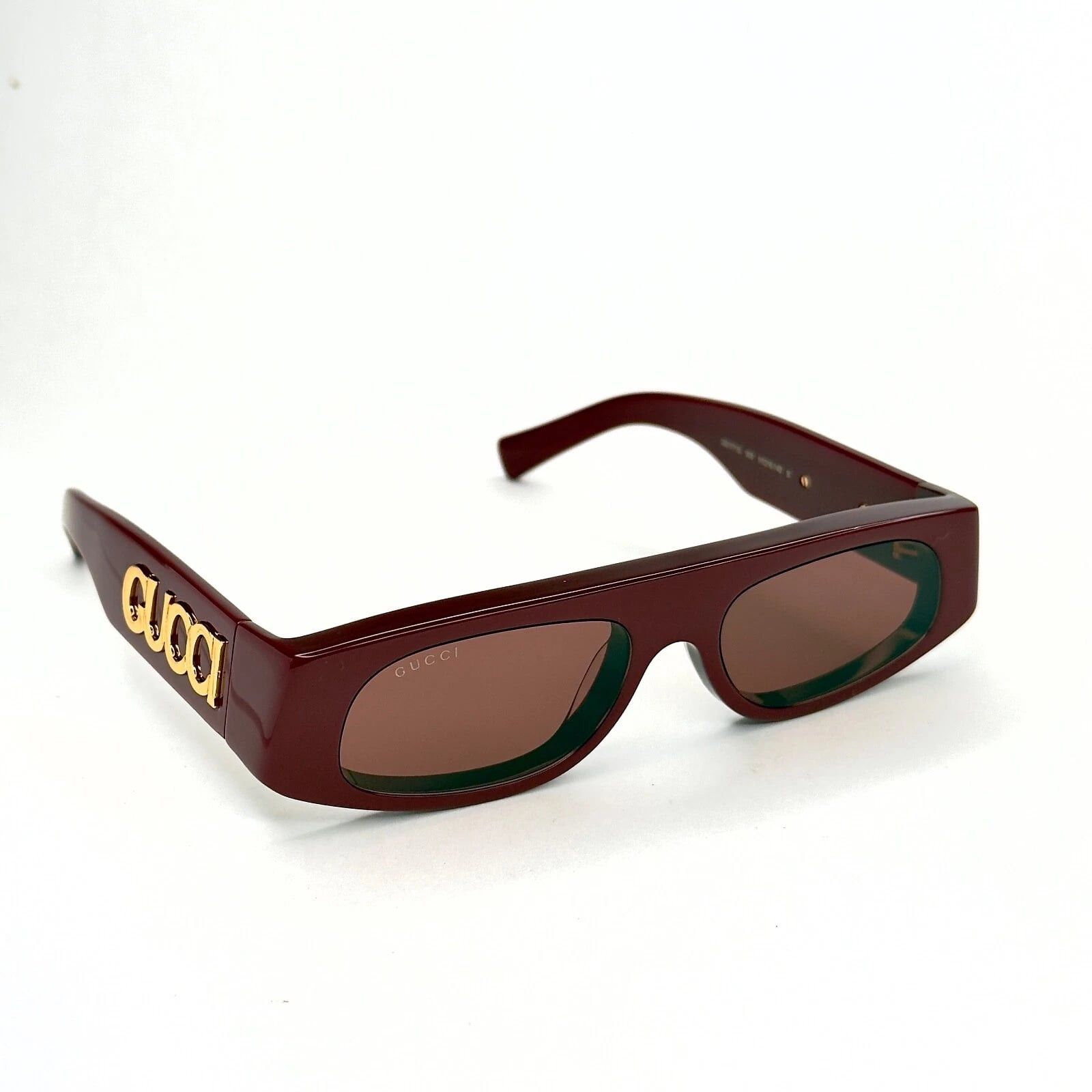 Gucci GUCCI GG1771S Burgundy Narrow 1771 GG Fashion Sunglasses 003 Size ONE SIZE - 9 Thumbnail