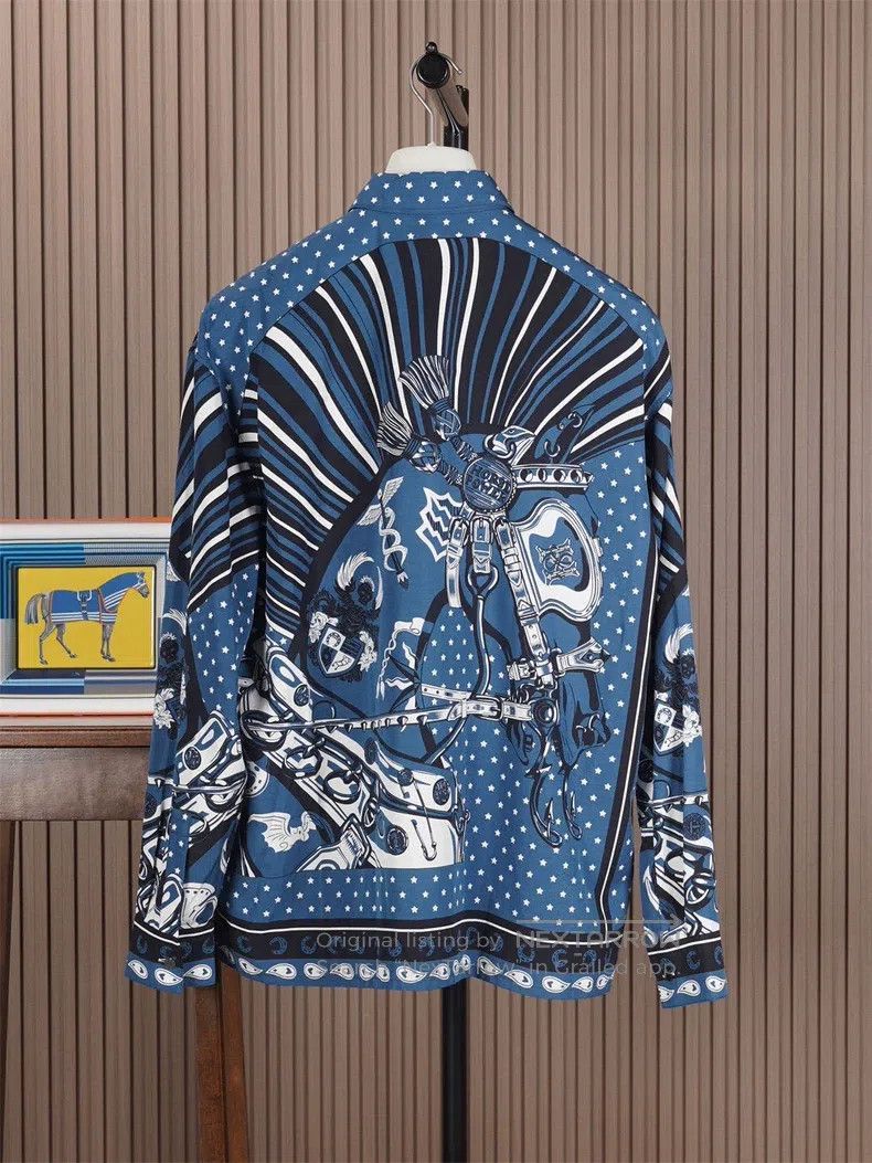 Hermes Hermes size 40 Horse Silhouette Silk Shirt Size US XXS / EU 40 - 3 Thumbnail