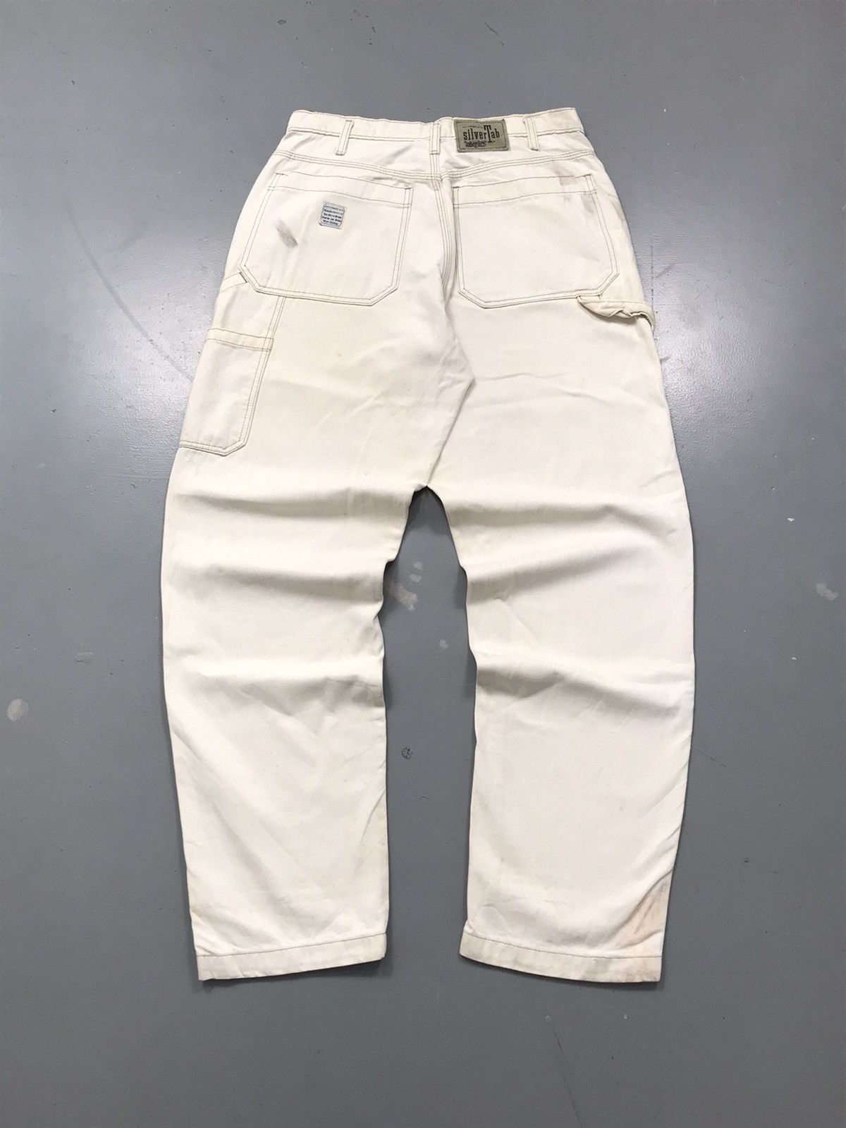 Levi's × Vintage Vintage 80s Levi’s silver tab wide leg carpenter denim Size US 33 - 7 Thumbnail