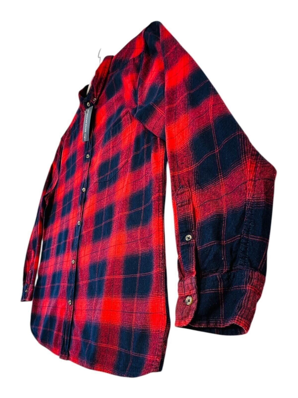 George George Shirt Men's UK Size XL Red Stripe Long Sleeve Size US XL / EU 56 / 4 - 3 Thumbnail