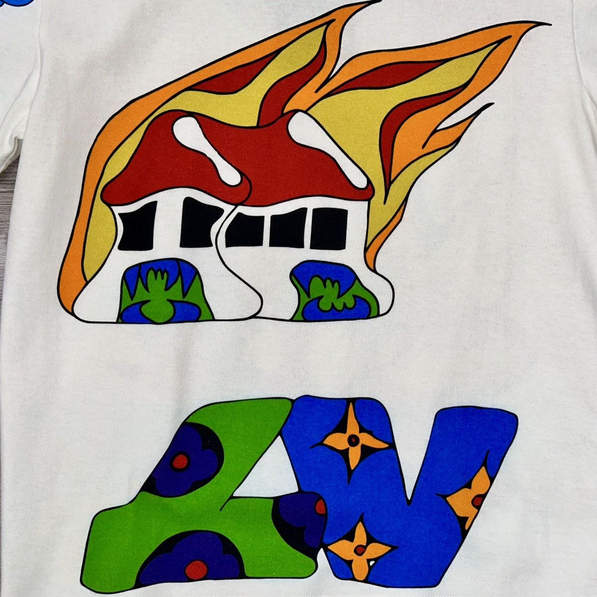 Louis Vuitton UNISEX LOUIS VUITTON SS21 CARTOON PRINT TEE SIZE SMALL Size US S / EU 44-46 / 1 - 2 Thumbnail