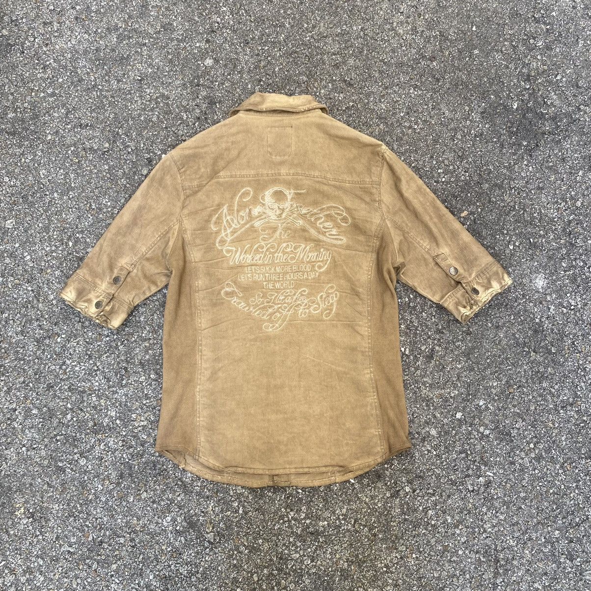 In The Attic In The Attic The Worked In The Morning Brown Button Shirt Size US M / EU 48-50 / 2 - 7 Thumbnail