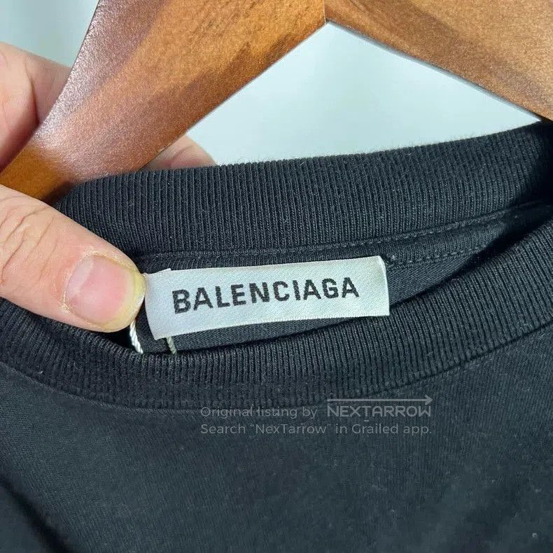 Balenciaga Balenciaga Printed Logo Short Sleeve Tee. Size US S / EU 44-46 / 1 - 3 Thumbnail