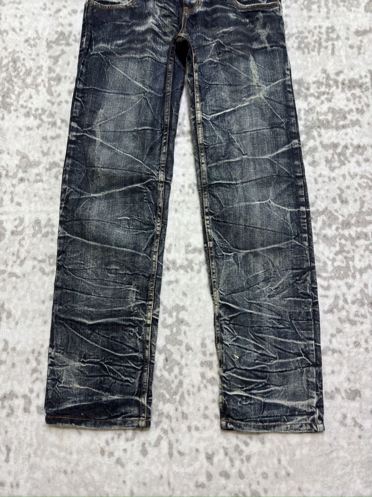 Hysteric Glamour Vintage Y2K Nylaus Double Waist Acid Wash Distressed Denim Size US 30 / EU 46 - 6 Thumbnail