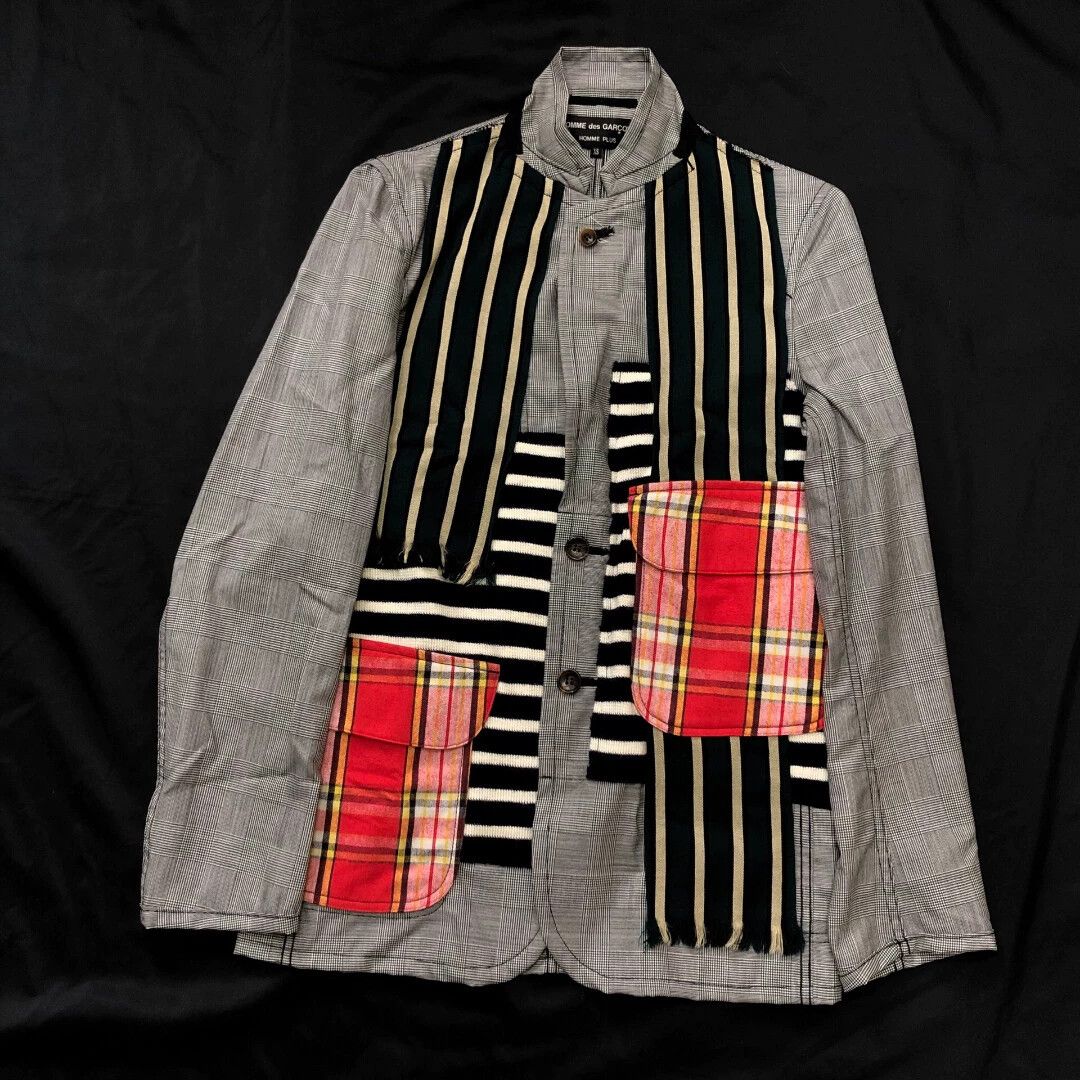 Comme des Garcons Comme des Garçons 10SS Layered Check XS Unisex Jacket Size US XS / EU 42 / 0 - 3 Thumbnail