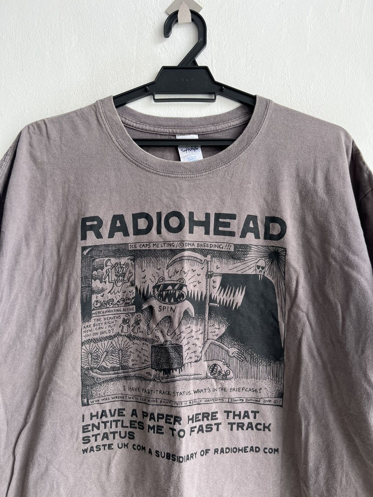 Vintage Vintage Waste Radiohead Stanley Donwood "I Have Paper" Tees Size US XL / EU 56 / 4 - 2 Thumbnail