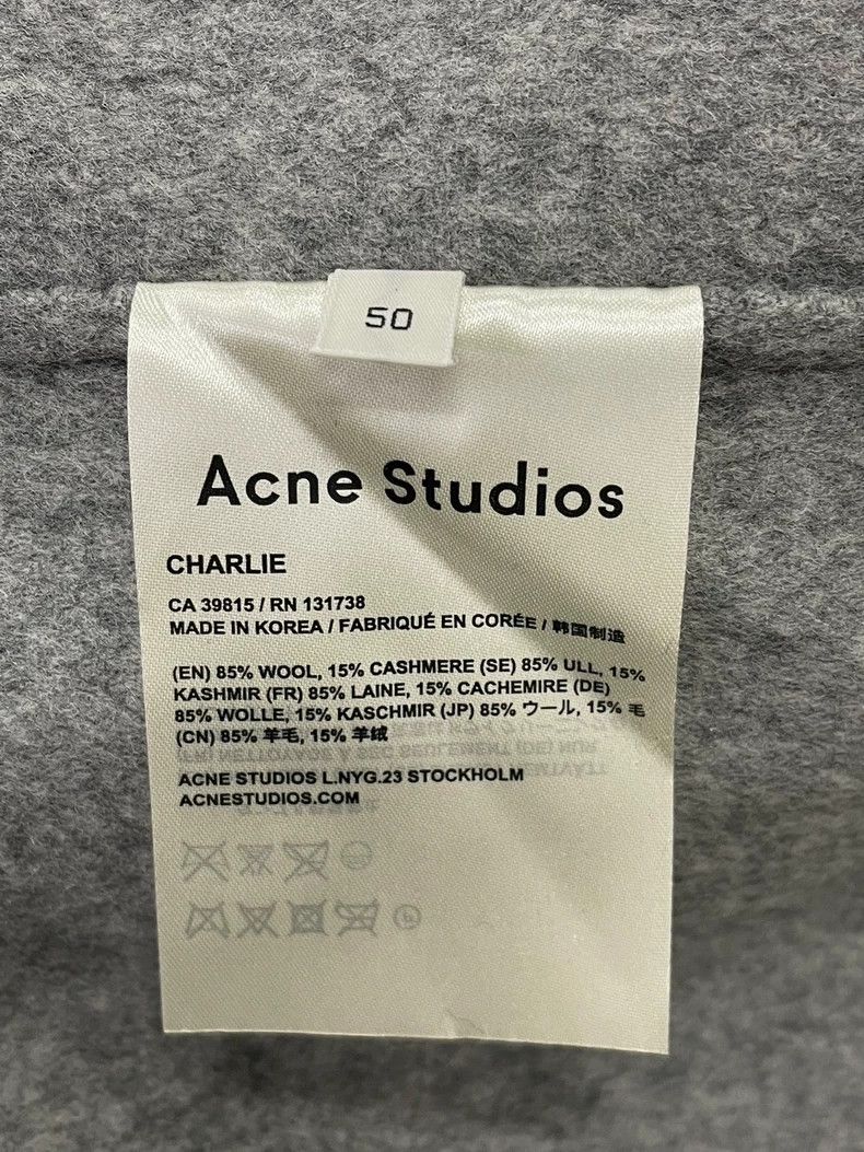 Acne Studios Acne studios Grey wool coat 2502-Nextarrow Size US M / EU 48-50 / 2 - 5 Thumbnail