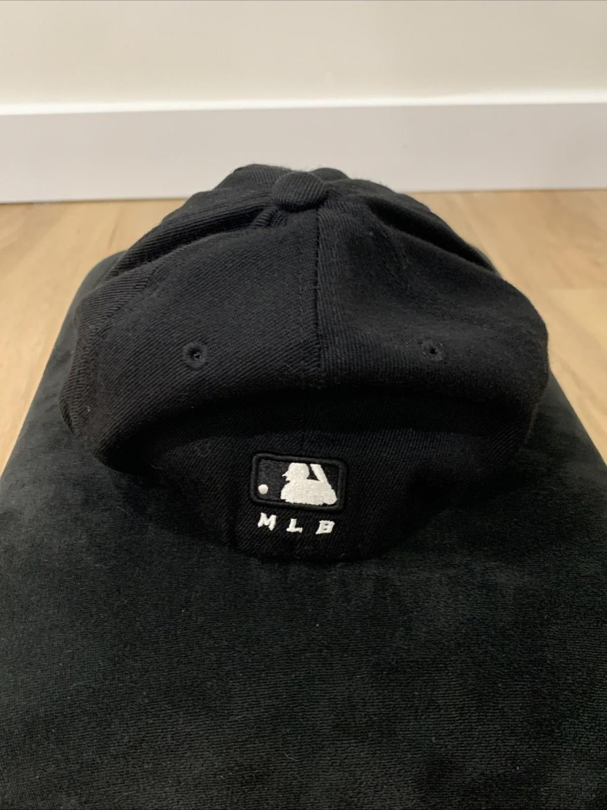 Other Vintage 1990s New York Yankees MLB Black Flex Fit Hat Size ONE SIZE - 4 Thumbnail
