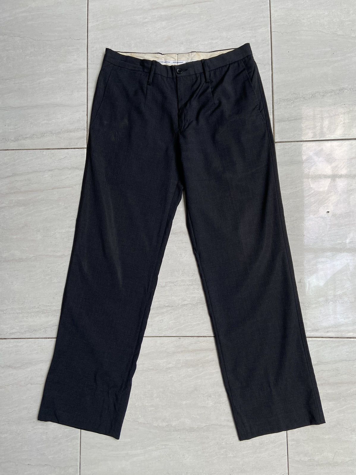 Dolce & Gabbana DOLCE & GABBANA Black Long Pants Size US 30 / EU 46 - 1 Thumbnail