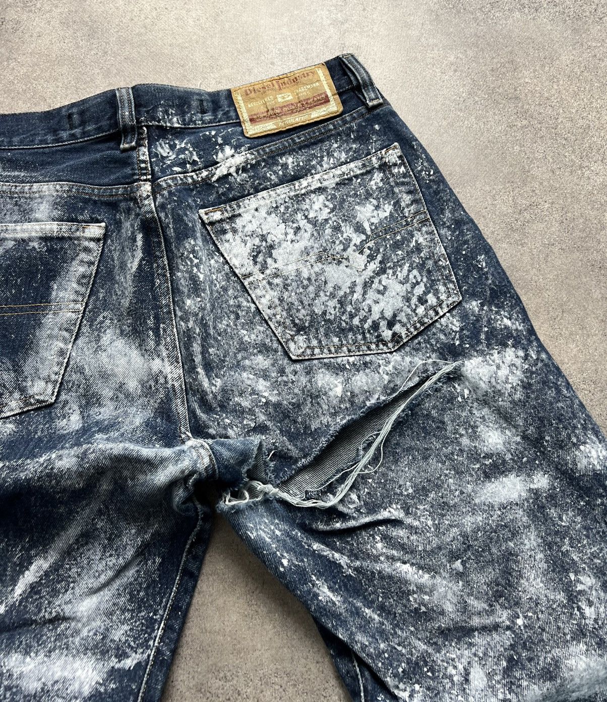 Diesel Diesel distressed painted washed jeans Size US 34 / EU 50 - 9 Thumbnail
