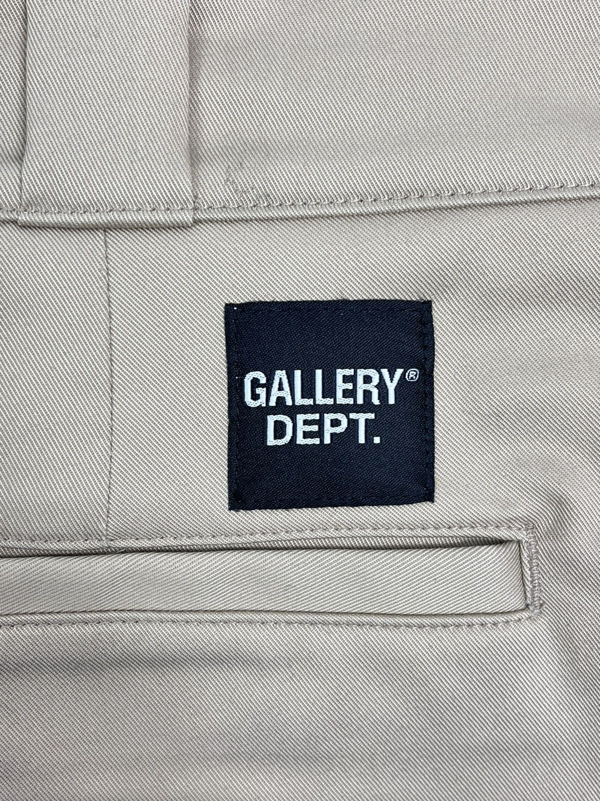 Gallery Dept. SLIM FIT FLARE COTTON TROUSERS Size US 34 / EU 50 - 3 Thumbnail