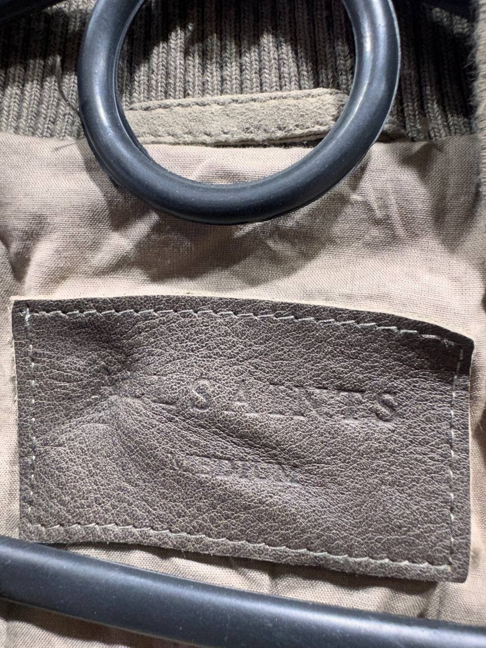 Allsaints Mens Vintage Allsaints Suede Leather Academy Bomber Jacket Size US M / EU 48-50 / 2 - 4 Thumbnail