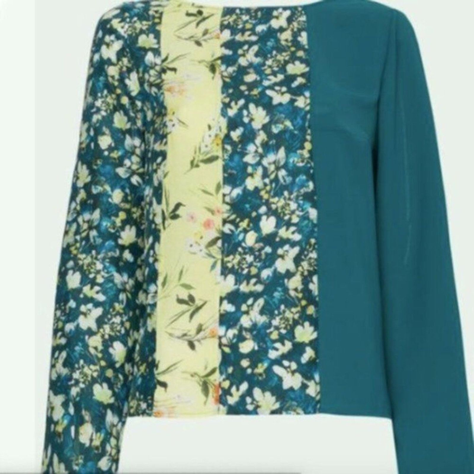 Acne Studios Acne studio Loretta Floral Print Blouse Green size 6 Size M / US 6-8 / IT 42-44 - 2 Thumbnail