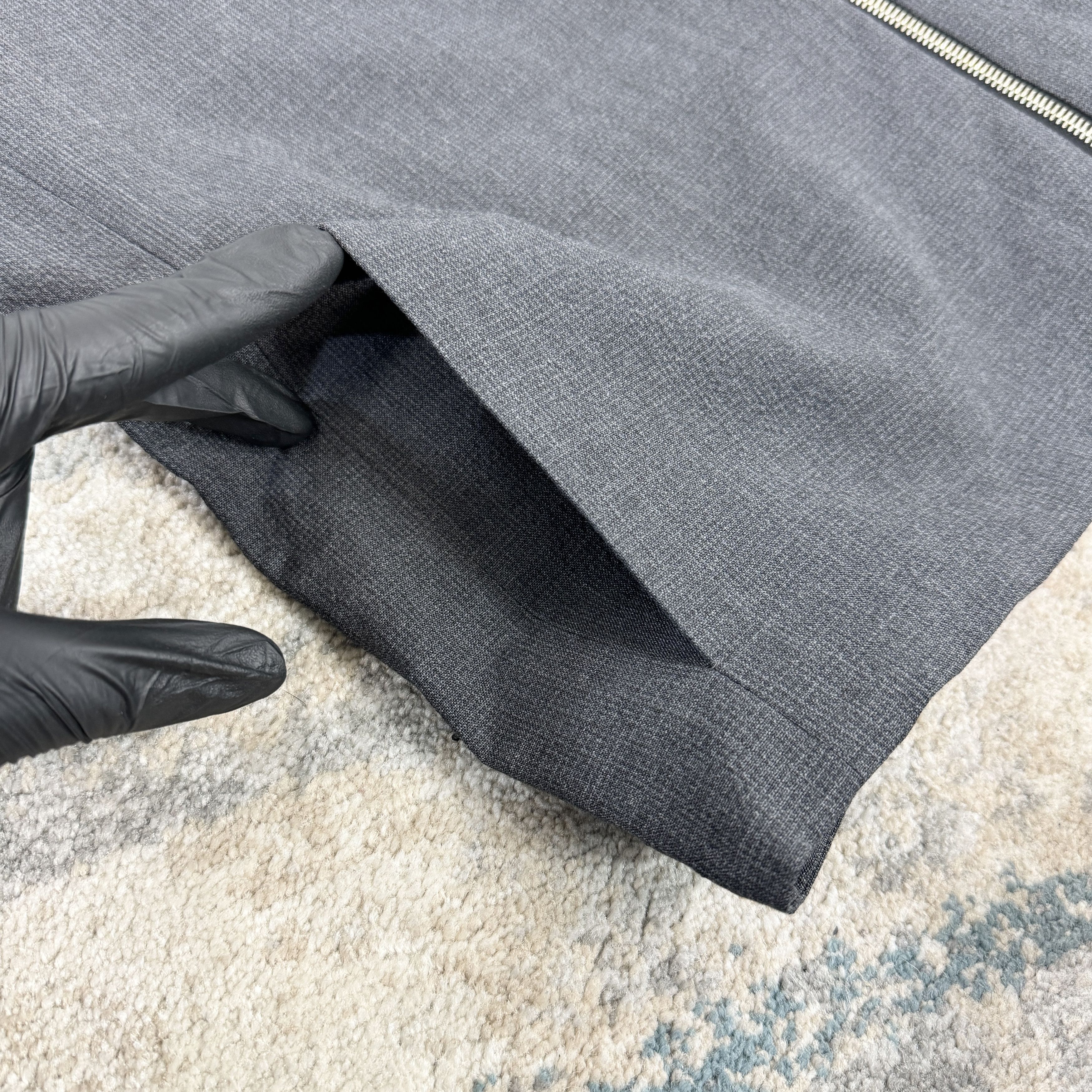 Dior Dior Homme Logo Detailed Zip Up Jacket In Grey RRP £2450 Size US S / EU 44-46 / 1 - 6 Thumbnail